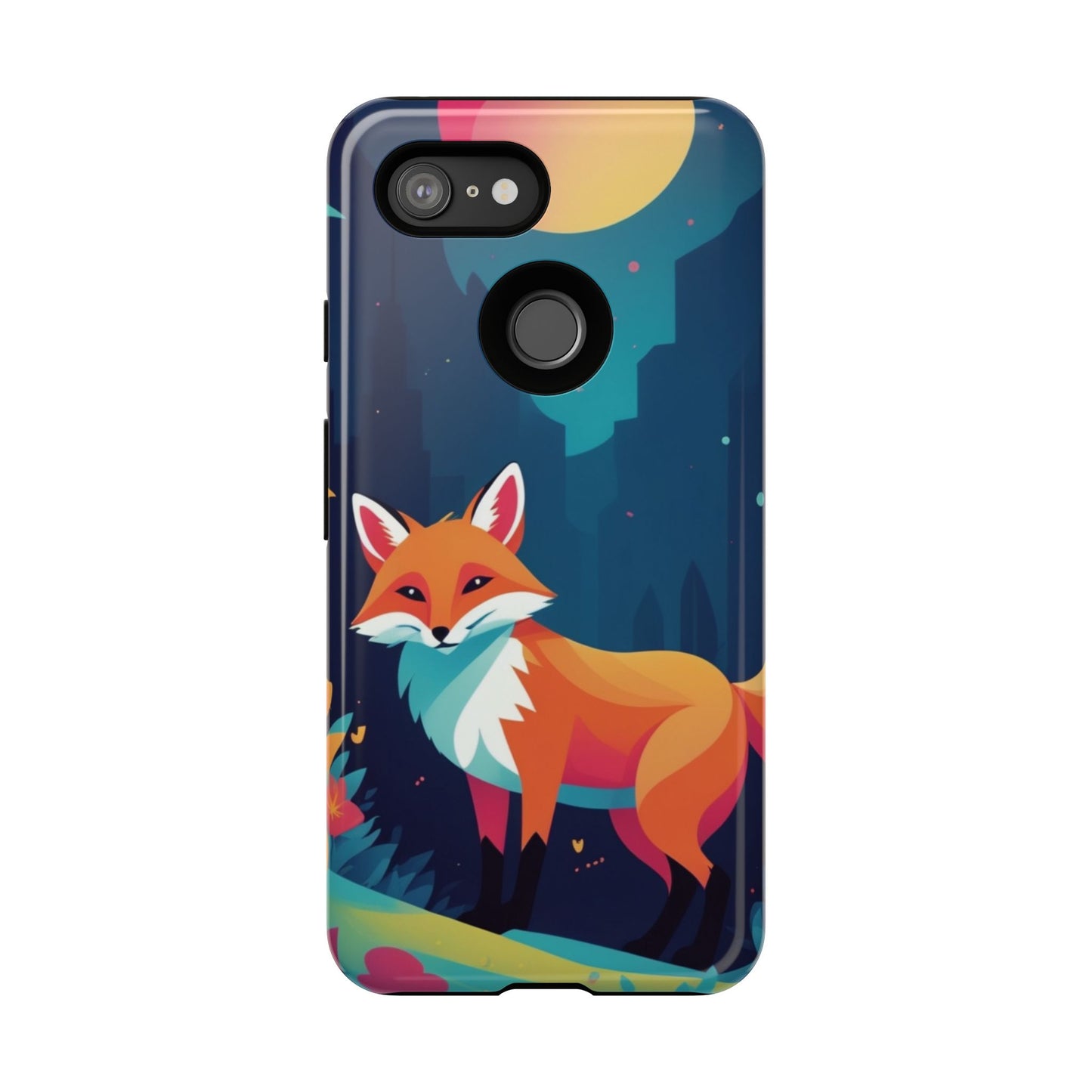 Stylised Fox Design Phone Case