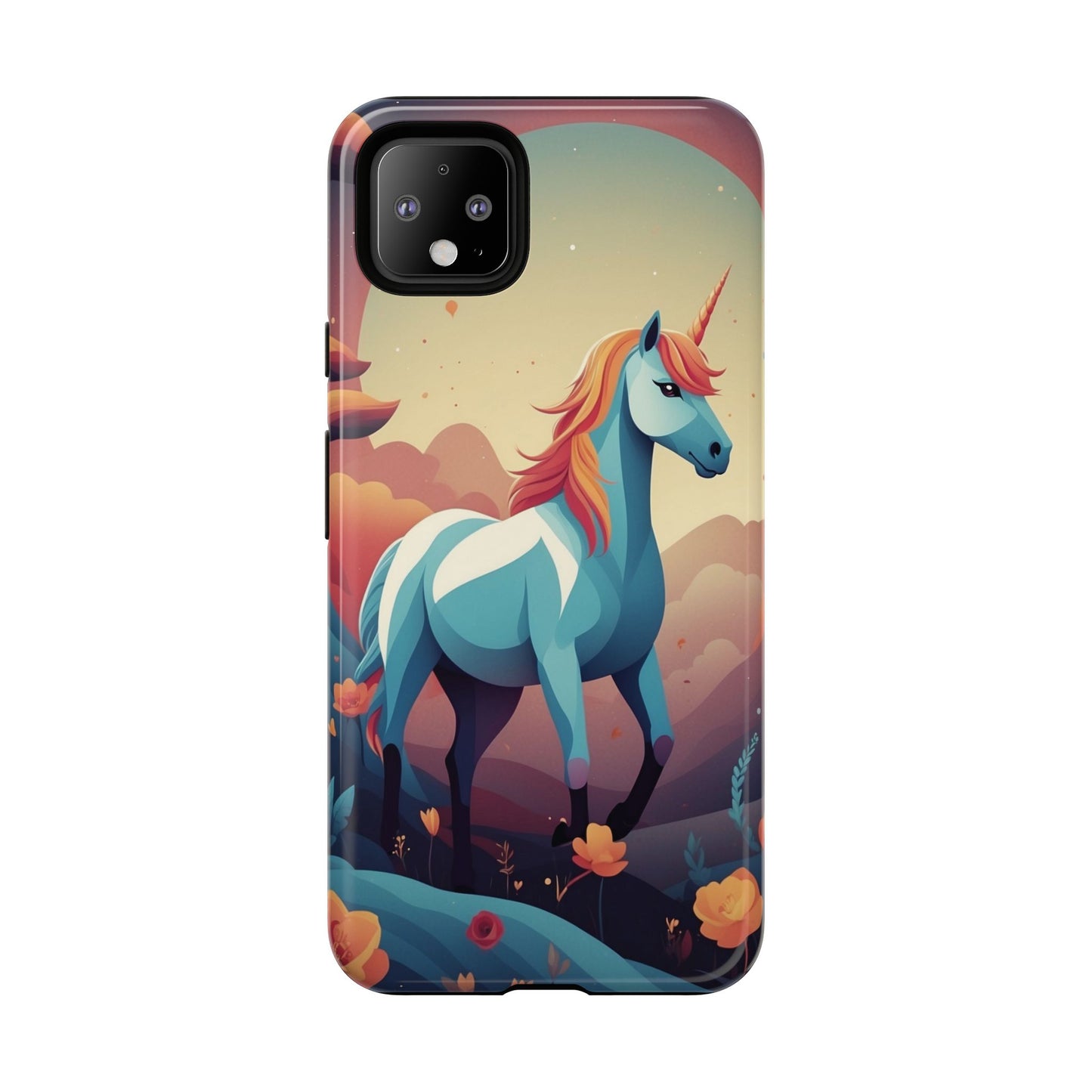 Stylised Unicorn Design Phone Case