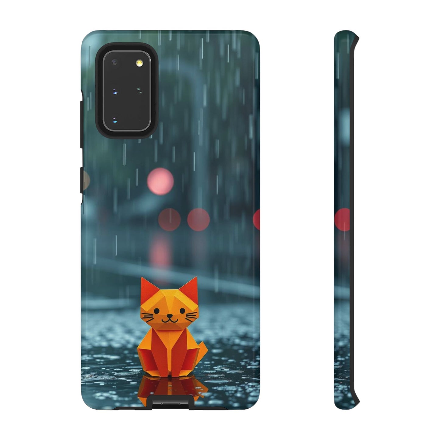 Origami 'Soggy Cat' Design Phone Case