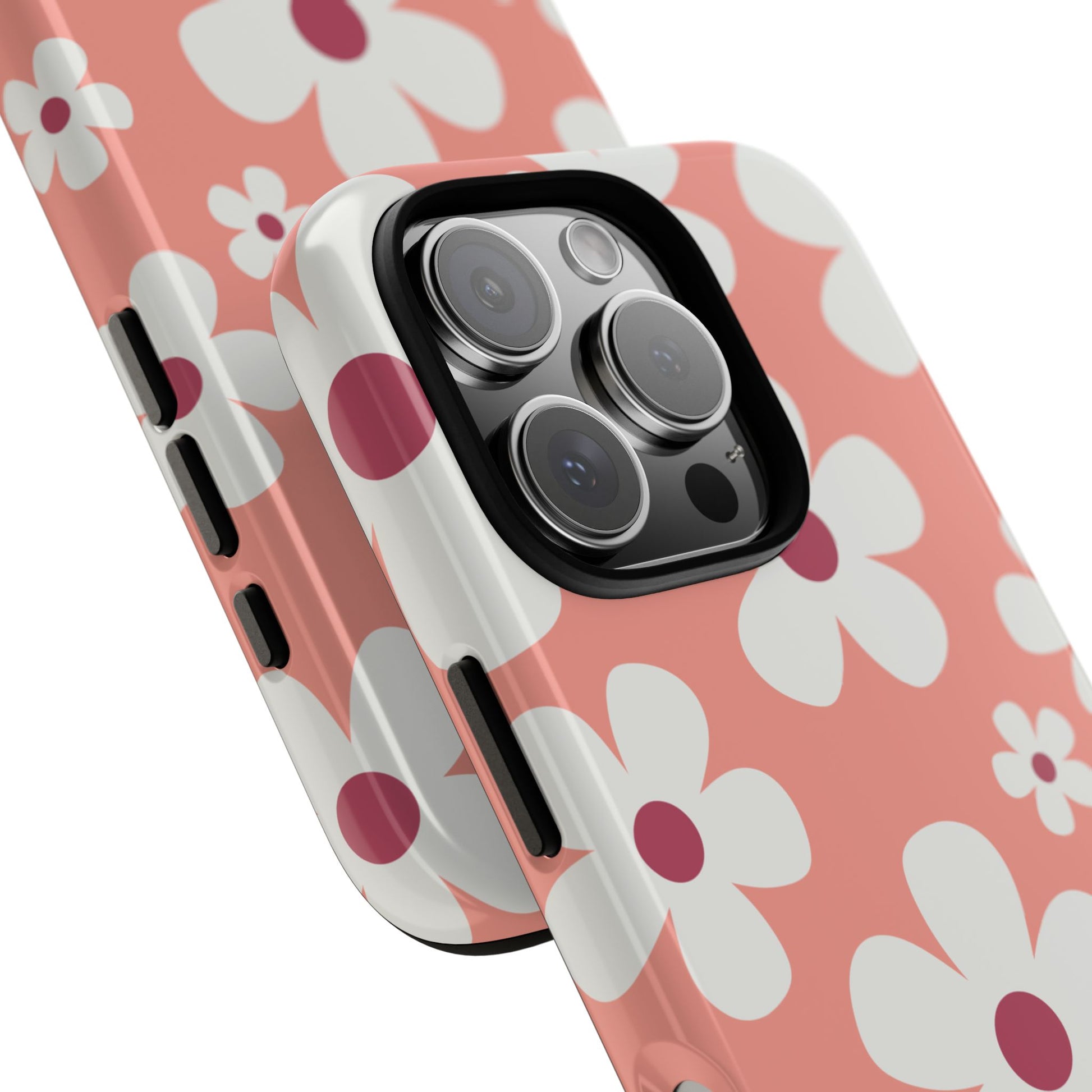 Phone Case - Cute Pink Daisy Pattern #2 Phone Case