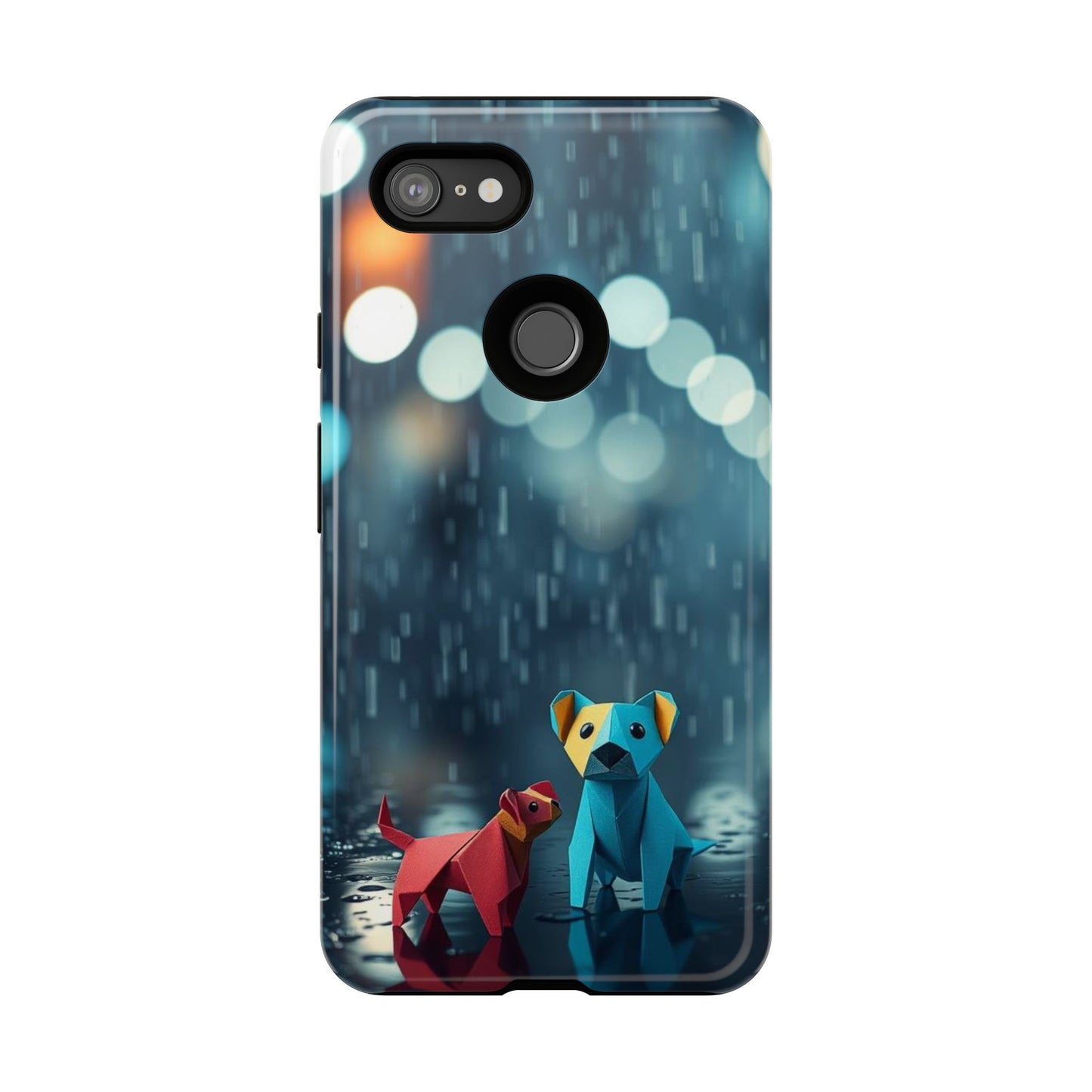 Origami 'Wee Pals' Design Phone Case
