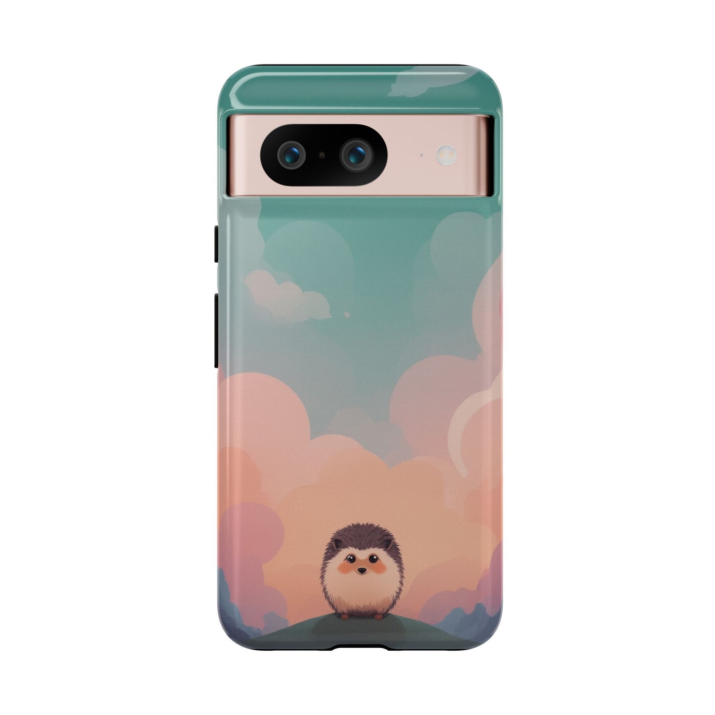 Cute Hedgehog & Cloud Design Phone Case