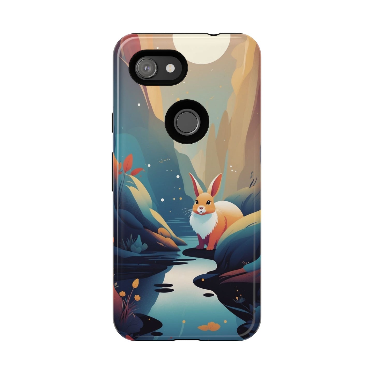 Stylised Rabbit Design Phone Case