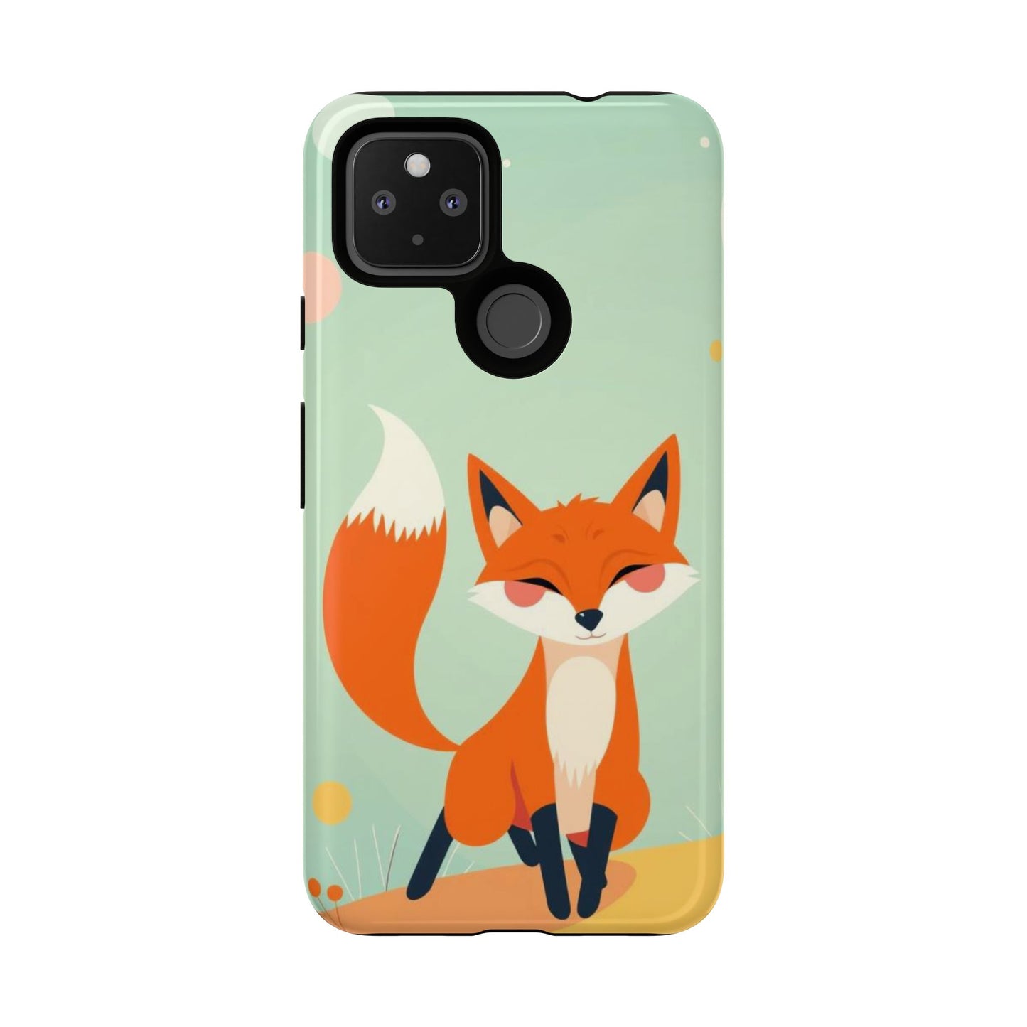Happy Fox Design Phone Case