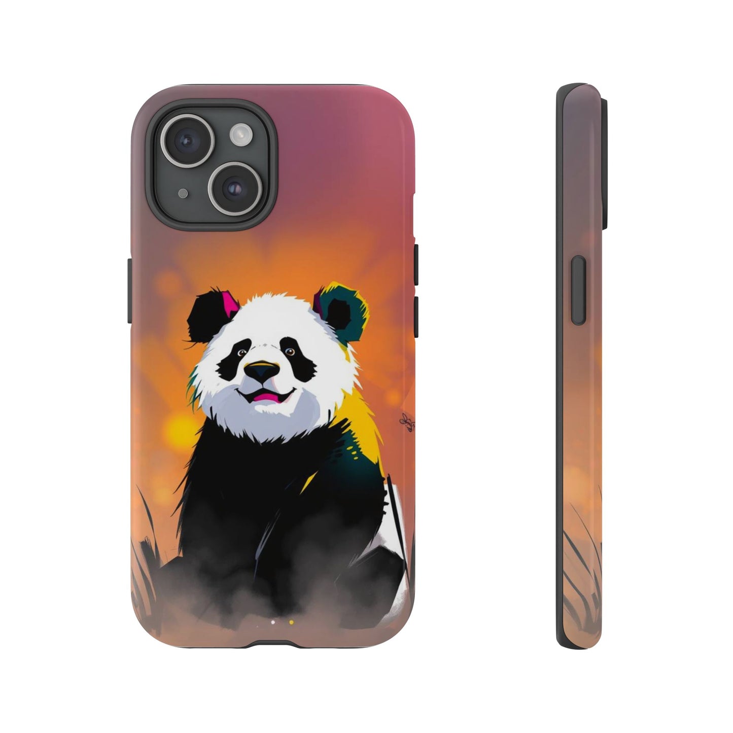 Pop Art Panda Design Phone Case