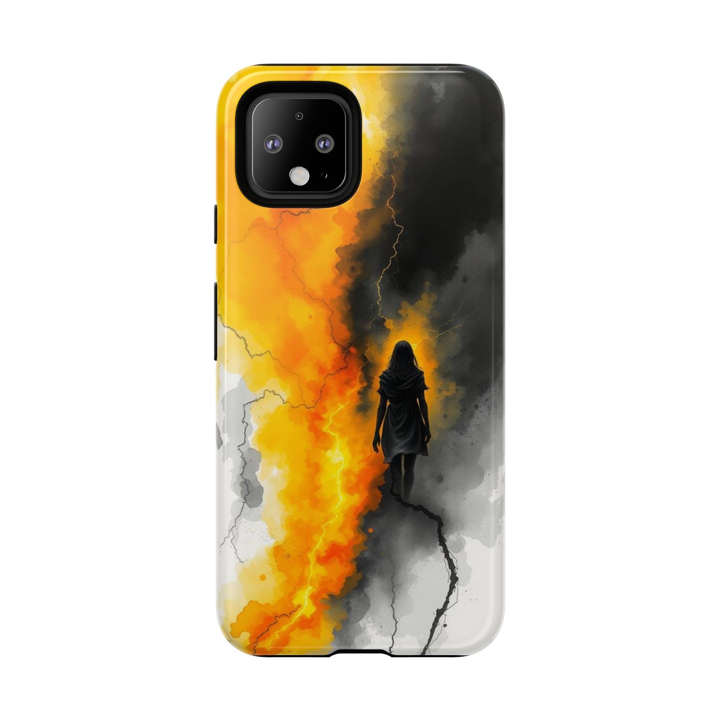 Watercolour Gothic Silhouette of a Woman Phone Case