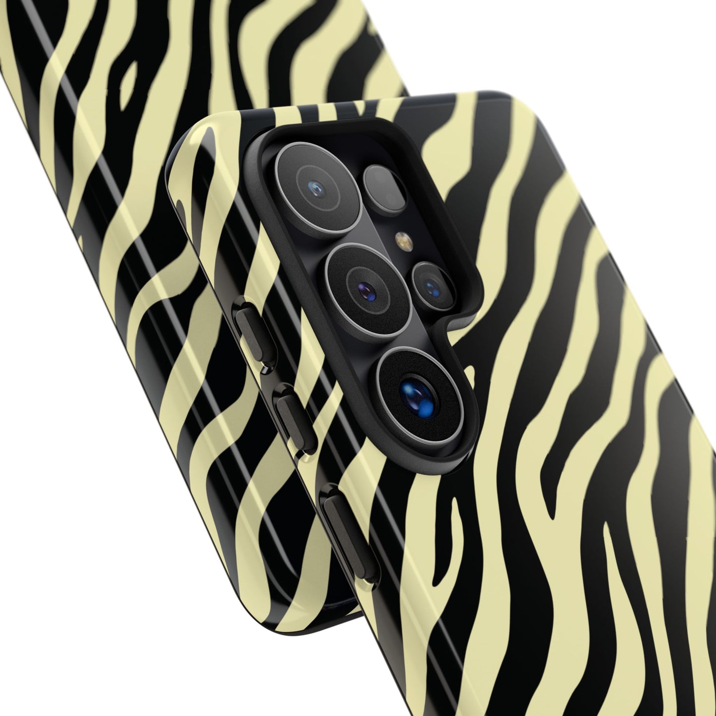 Stylish Neutral Zebra Print Phone Case