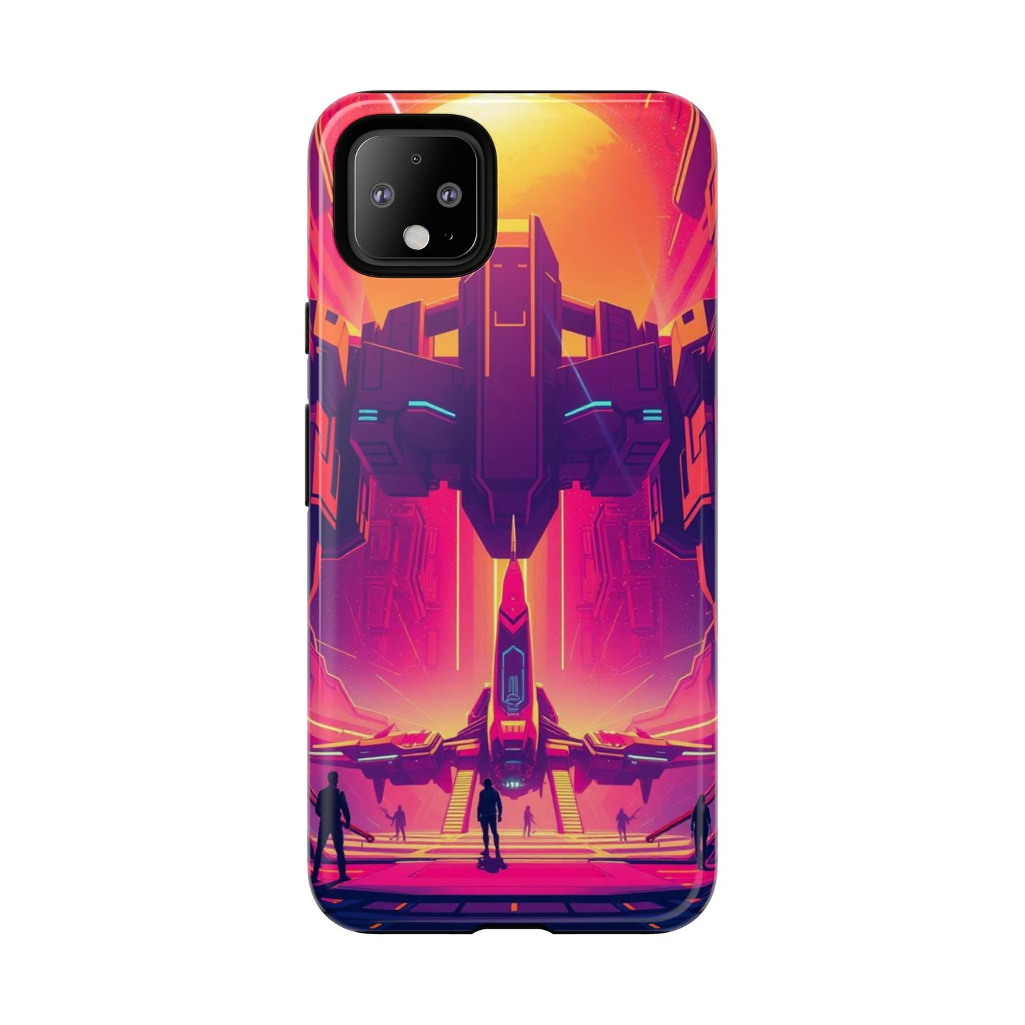 Alien Landing Pad Design Phone Case