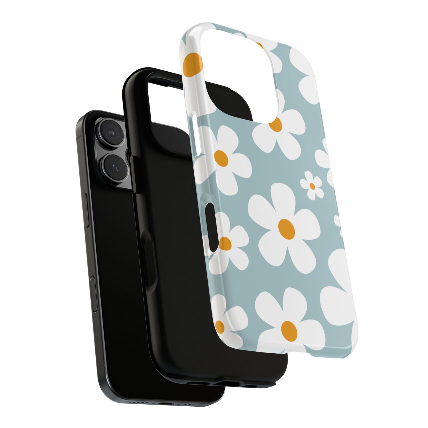 Phone Case - ’Blue Daisy Pattern’ Phone Case