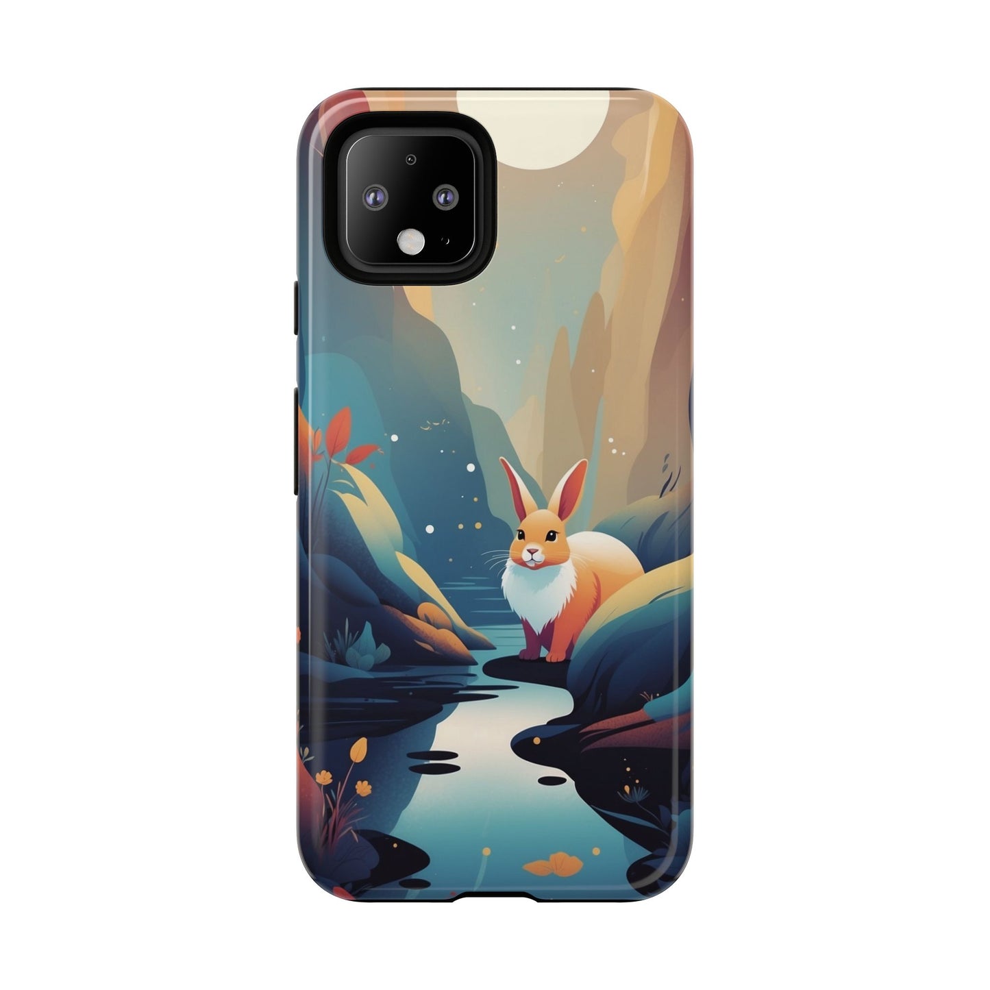 Stylised Rabbit Design Phone Case