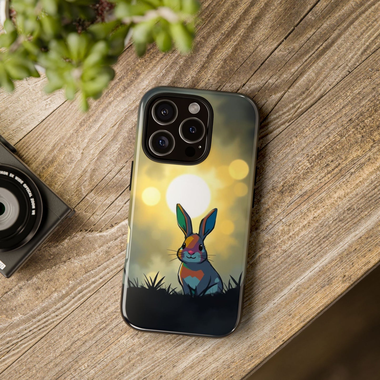 Gothic Rabbit Moody Design Phone Case