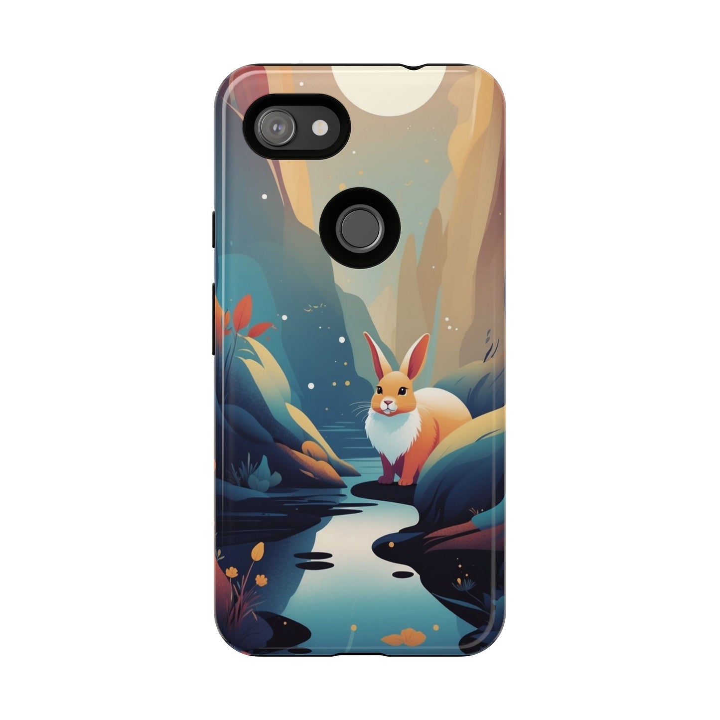 Stylised Rabbit Design Phone Case