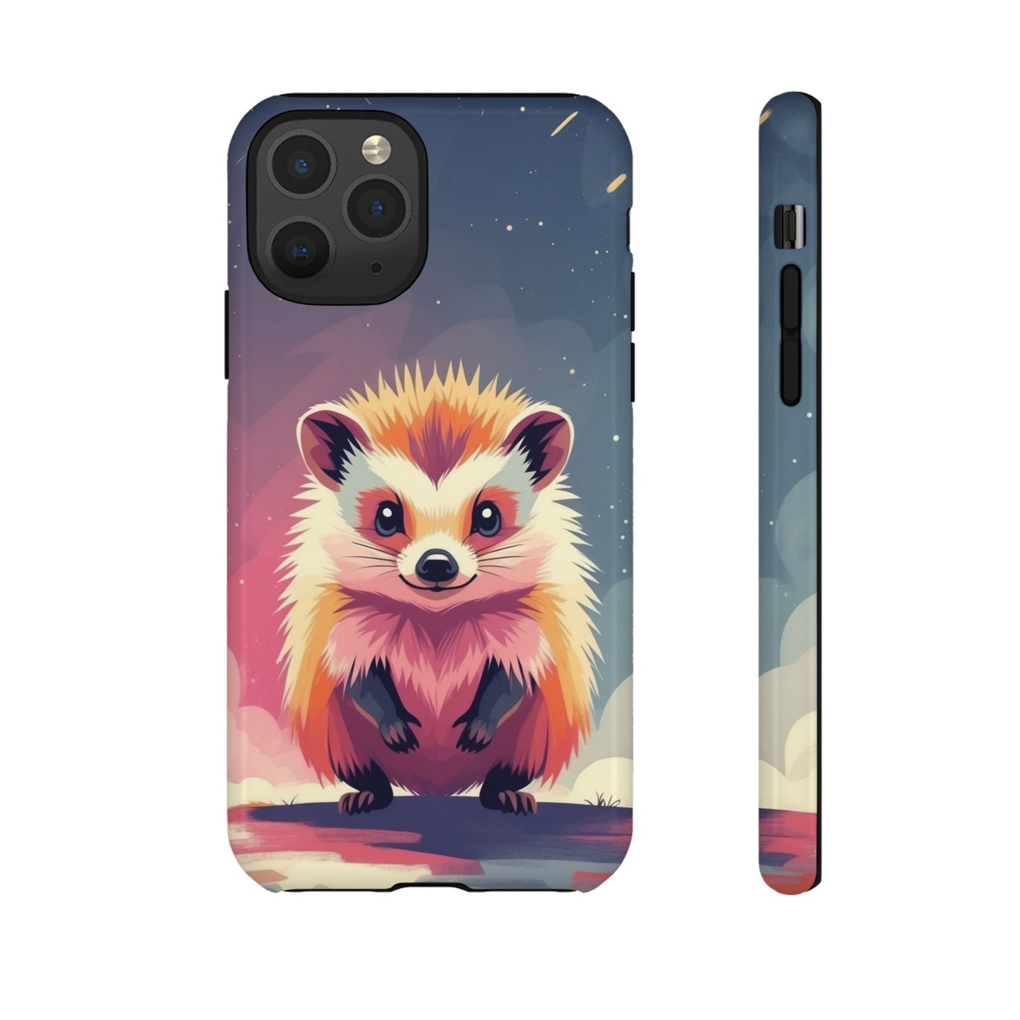 Stylised Hedgehog Design Phone Case