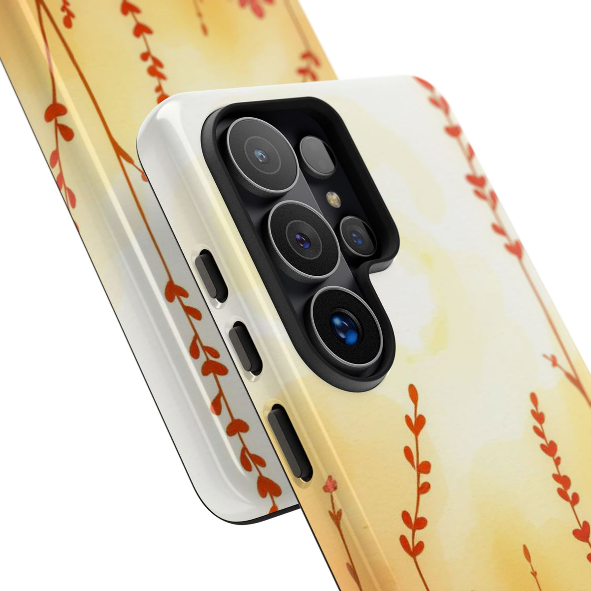 Boho Chic Watercolour Wildflower Dusk Pattern Phone Case - Multicolor Phone Case