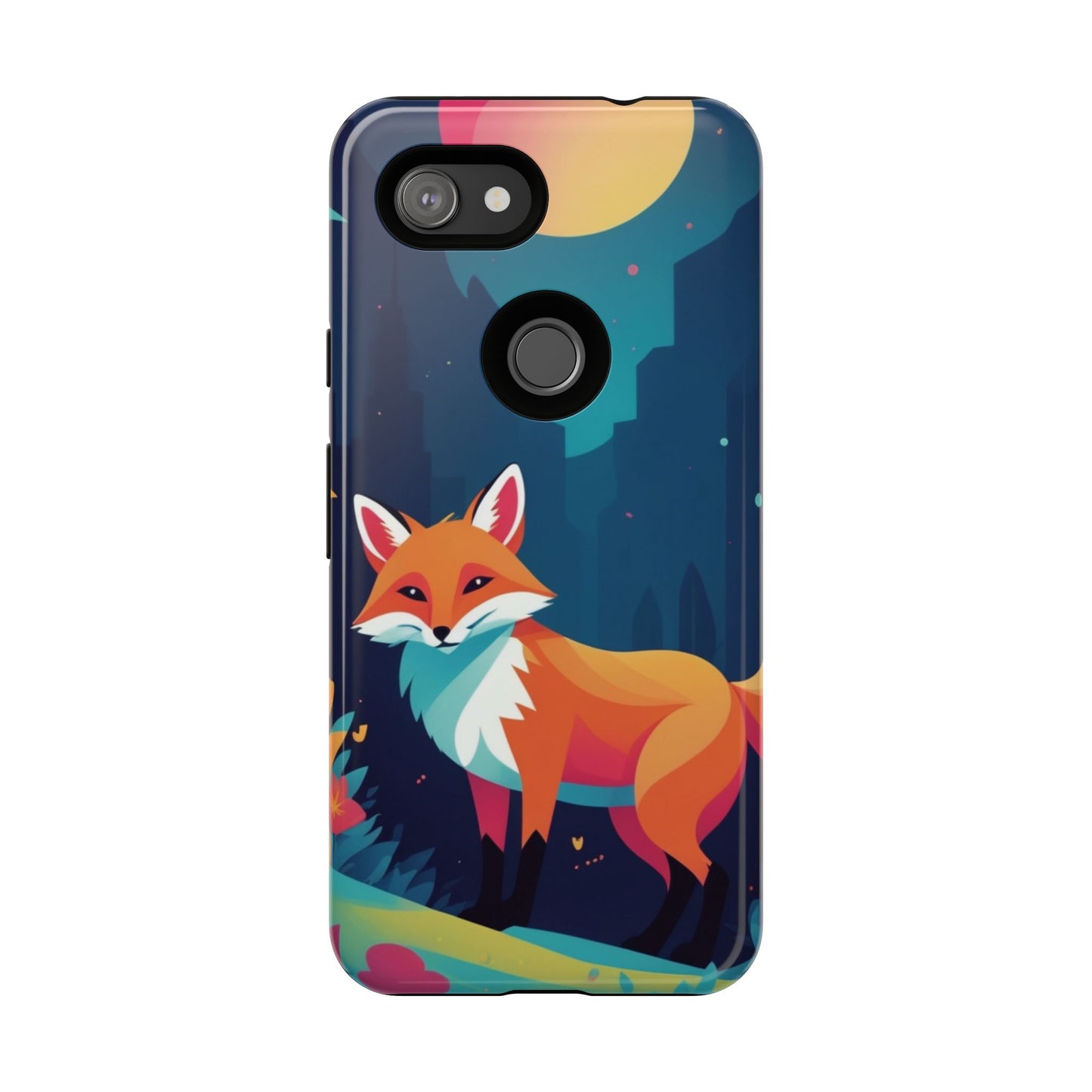 Stylised Fox Design Phone Case