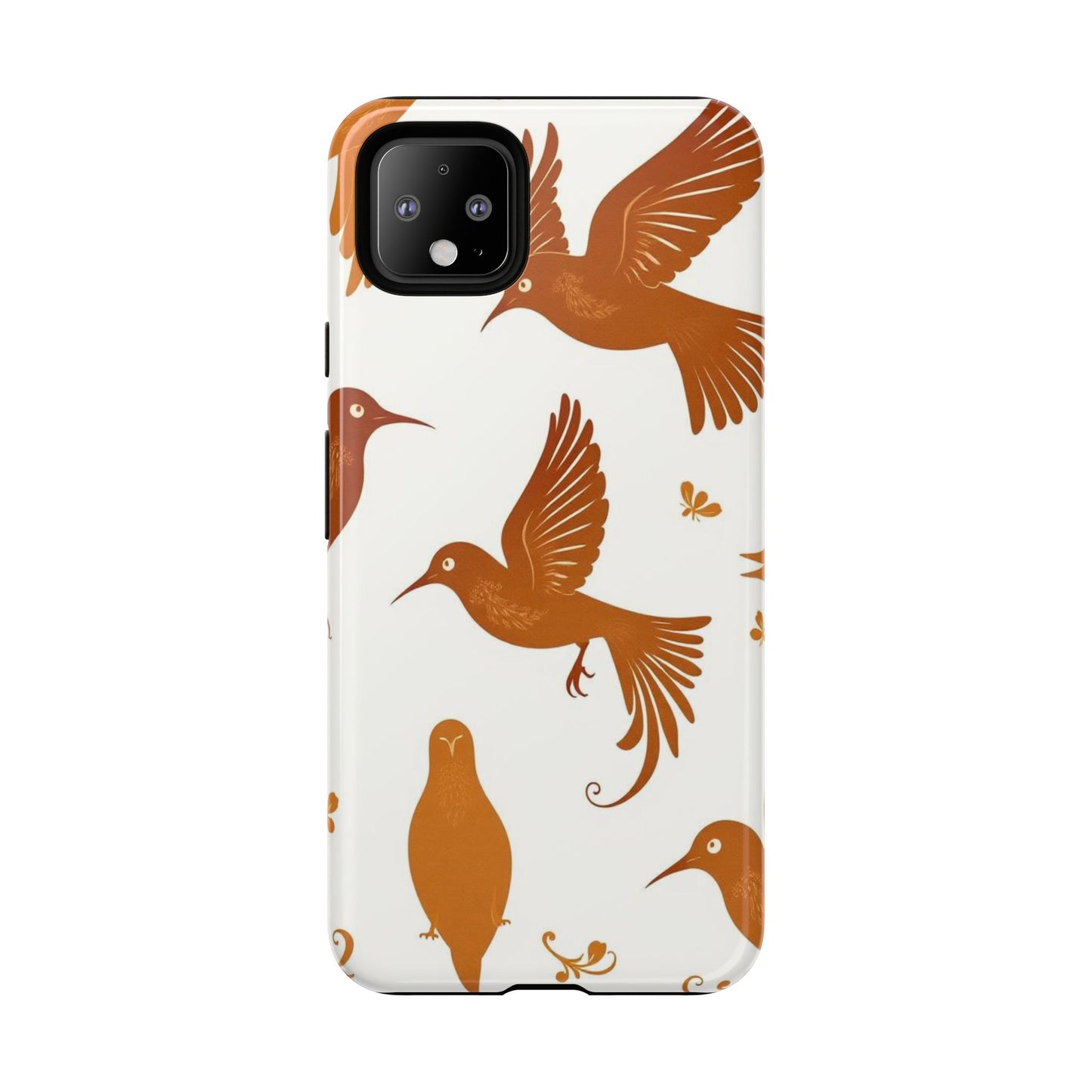 Abstract Bird Pattern Phone Case