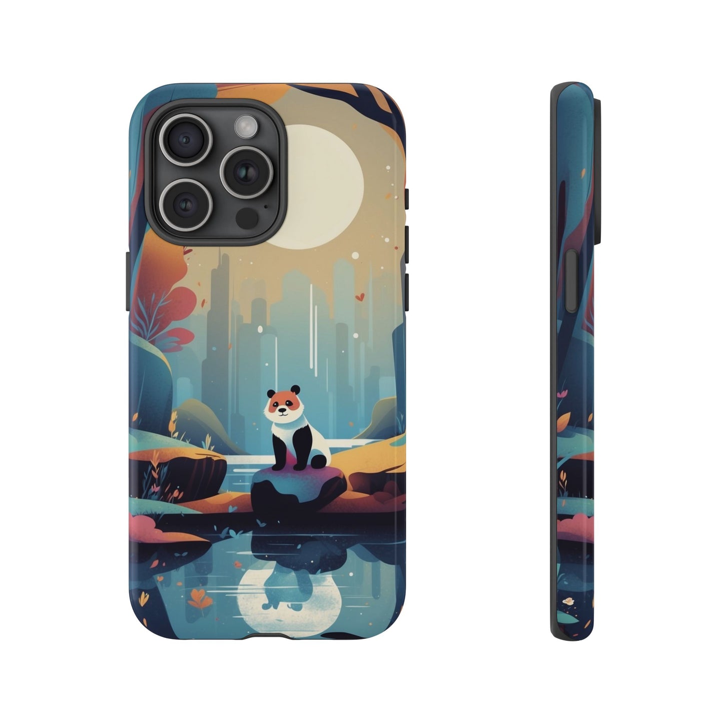 Stylised Panda Design Phone Case