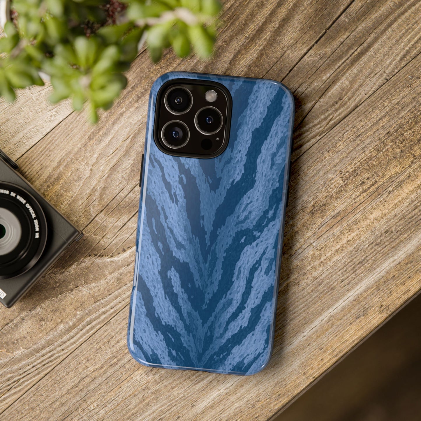Coastal Tiger Print Phone Case
