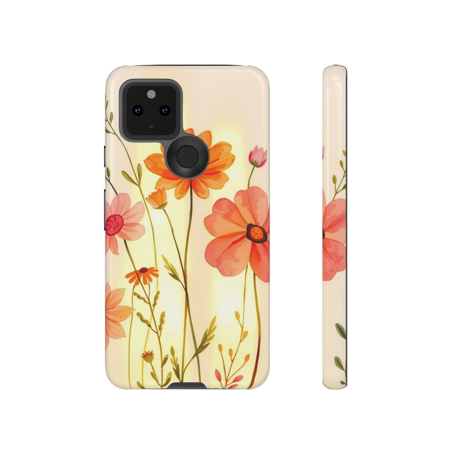 Watercolour Bunch of Wildflowers Design Phone Case
