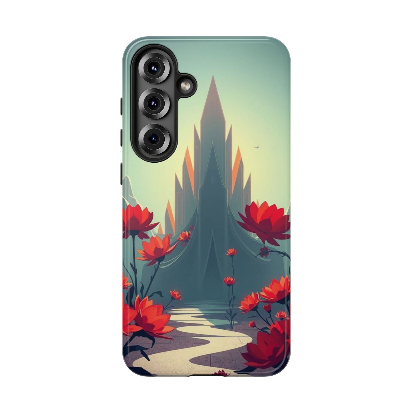Gothic Alien Garden Design Phone Case