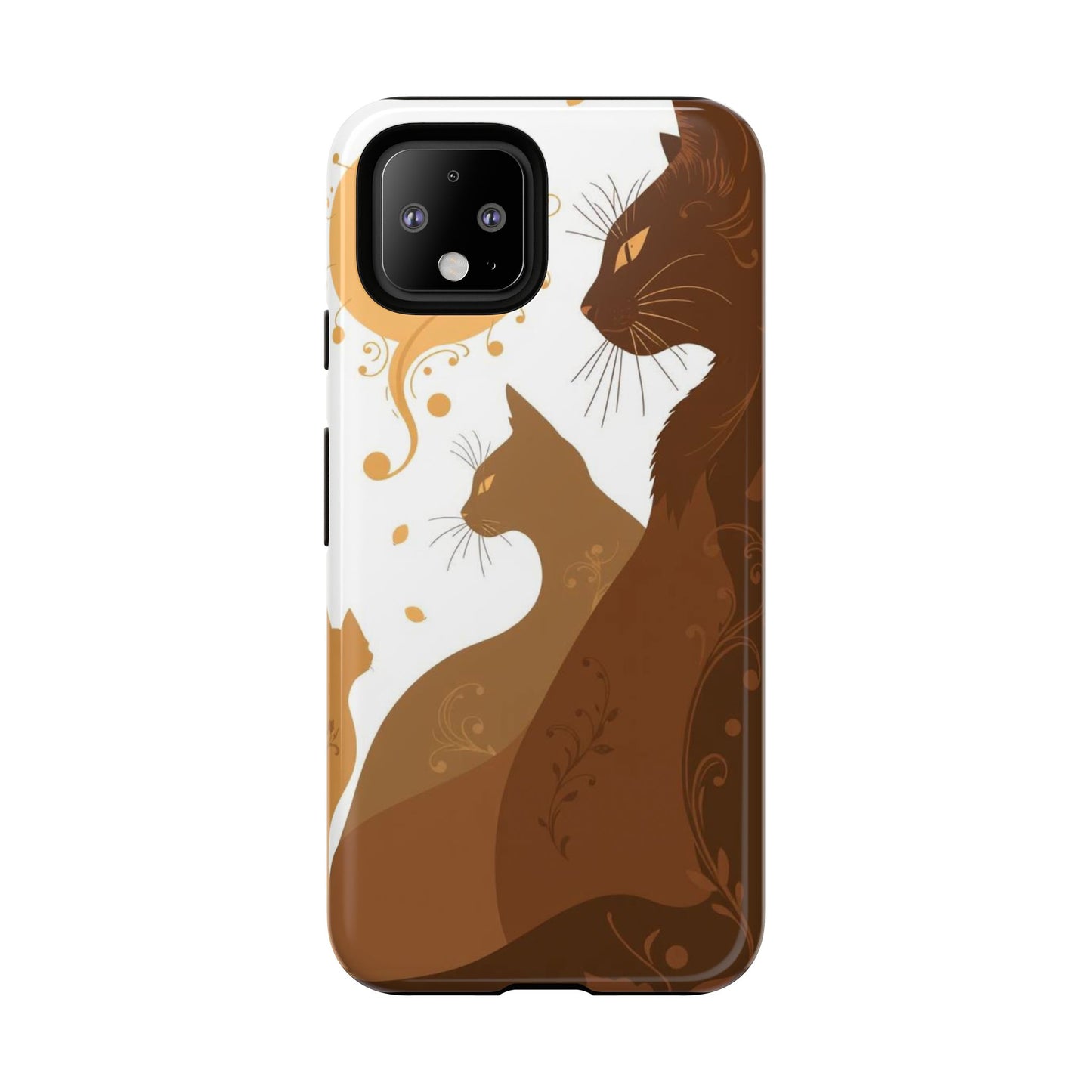 Abstract Cat Pattern Design Phone Case