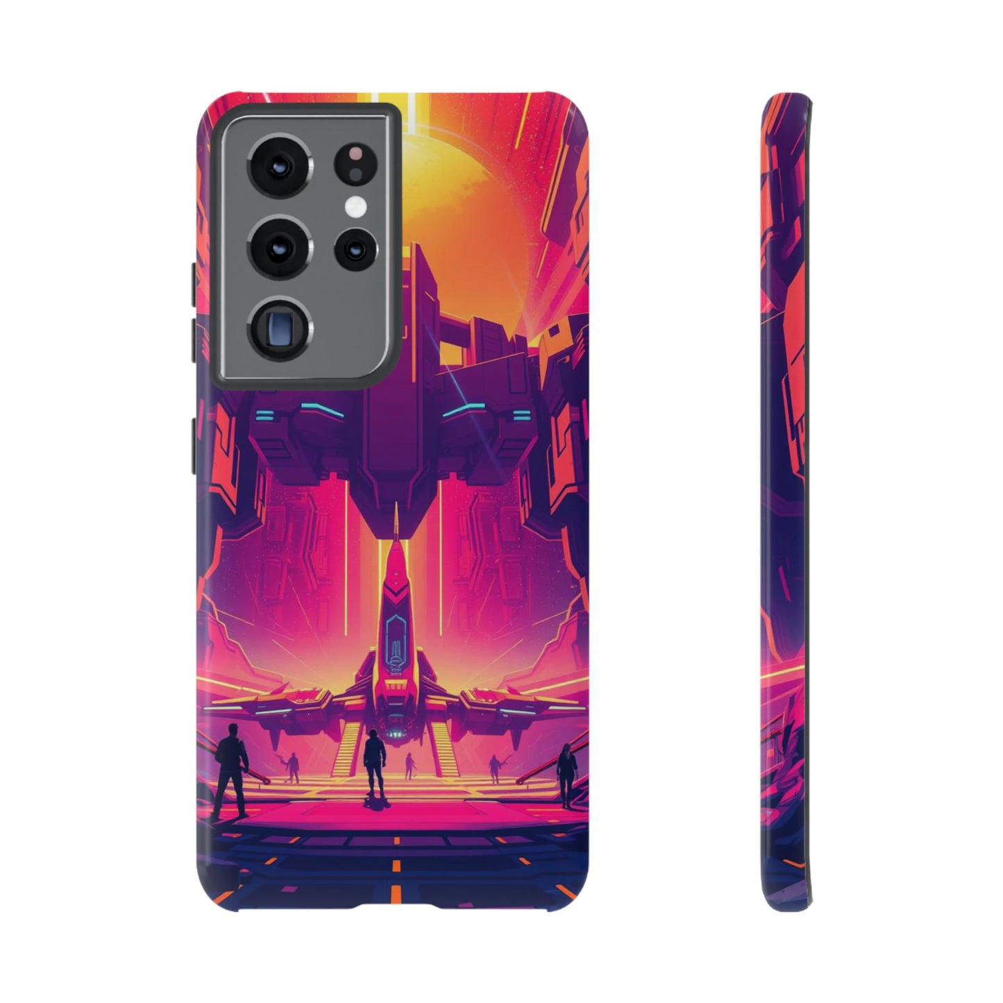 Alien Landing Pad Design Phone Case