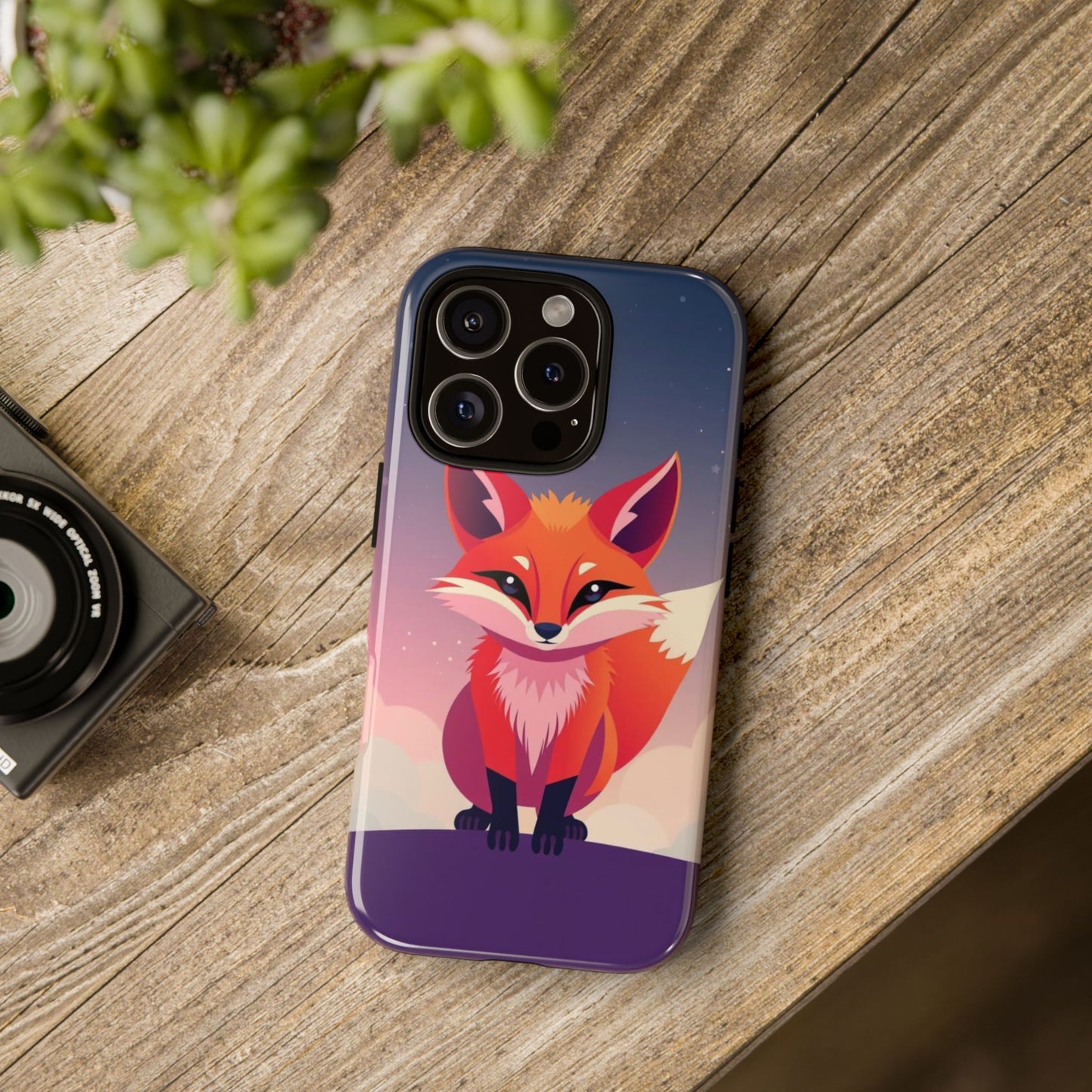 Pop Art Fox Design Phone Case