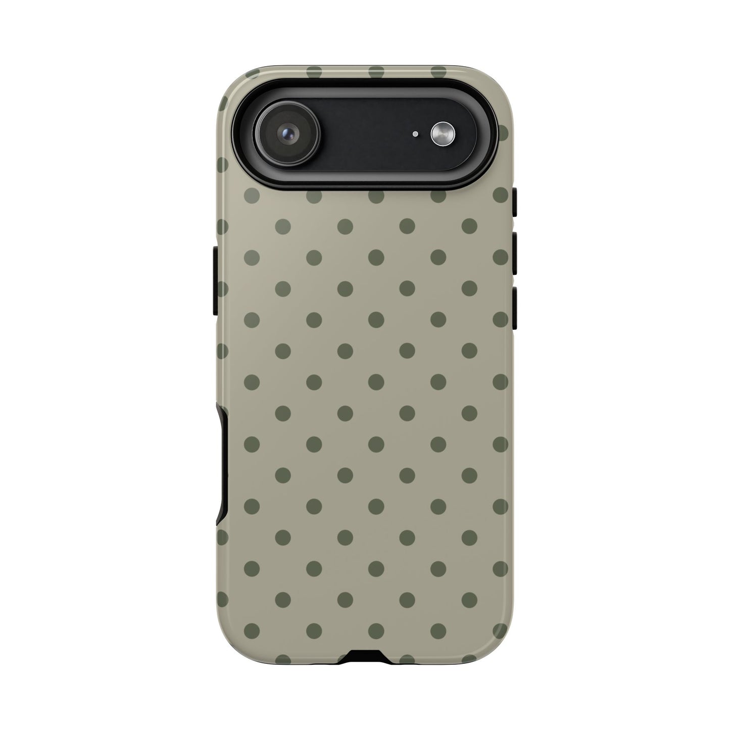 Green & Dark Green Dot Pattern Phone Case