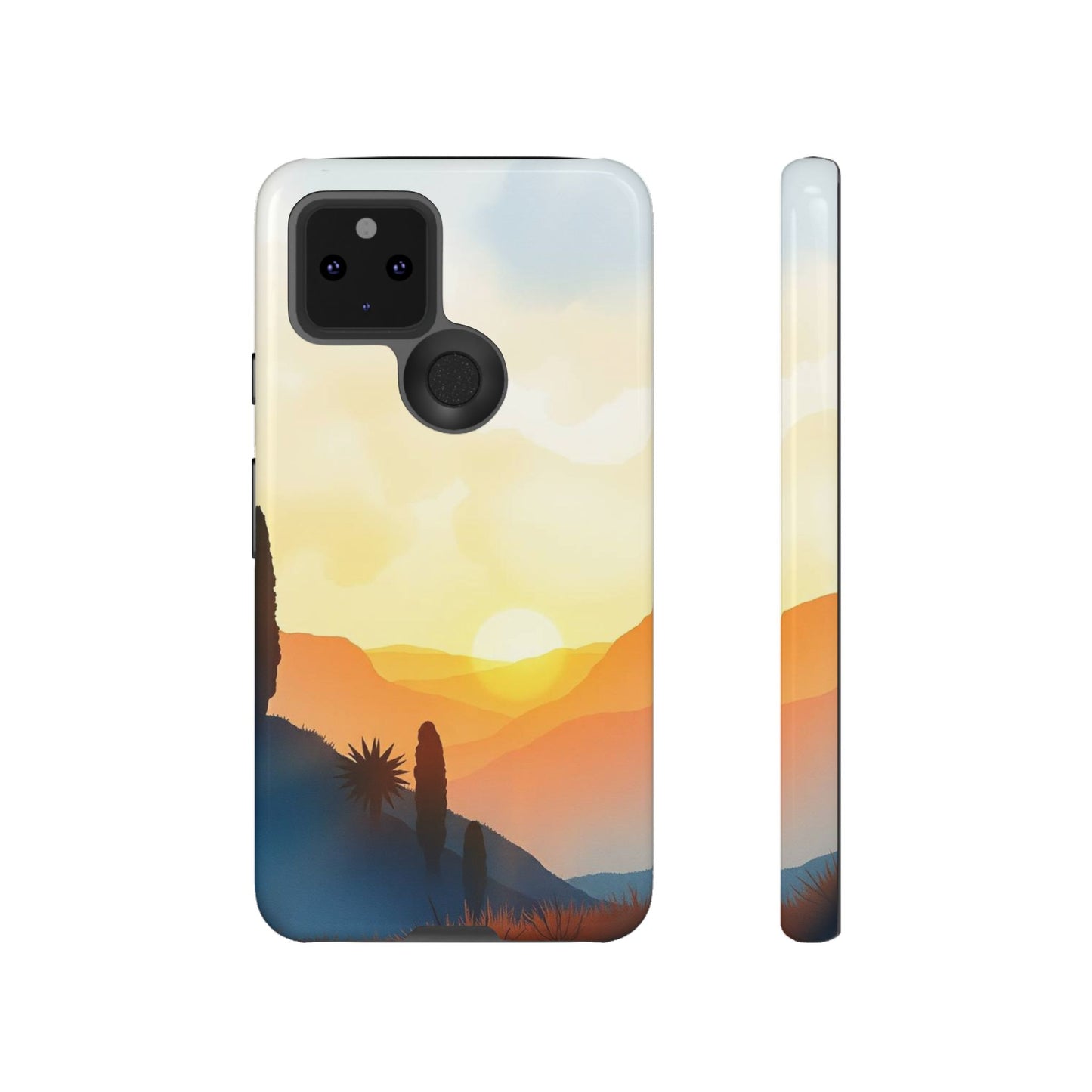 Watercolour Sunset Design Phone Case