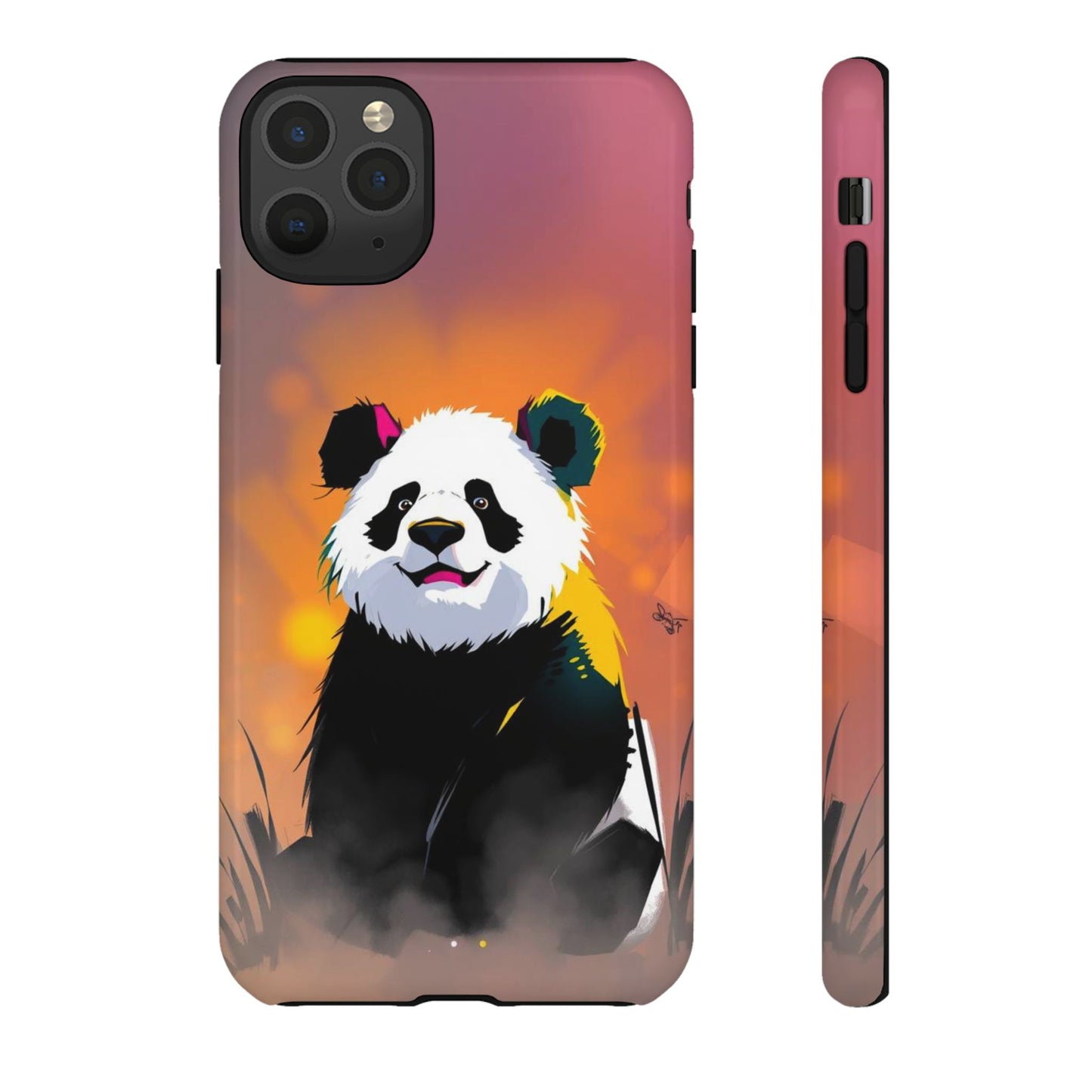 Pop Art Panda Design Phone Case