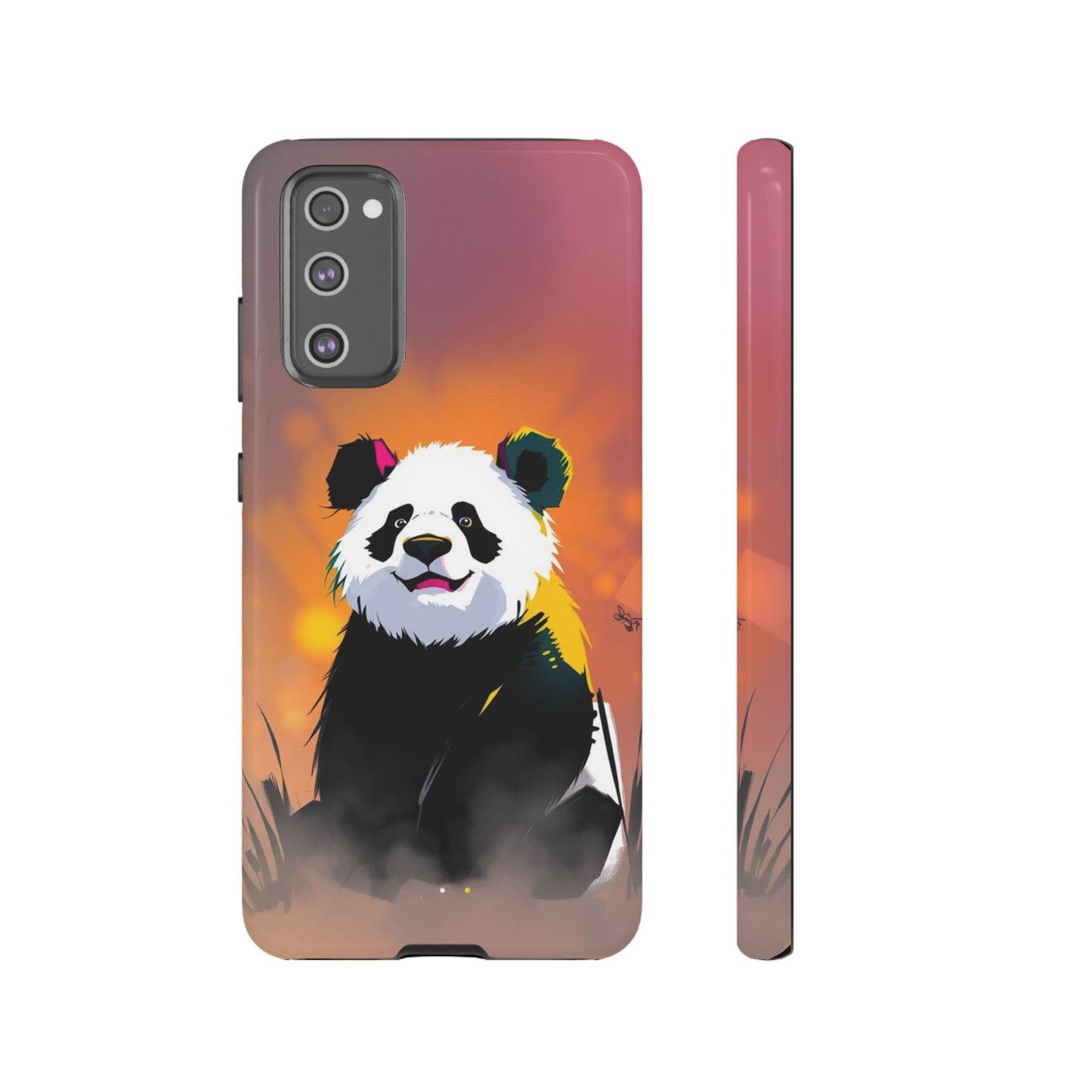 Pop Art Panda Design Phone Case