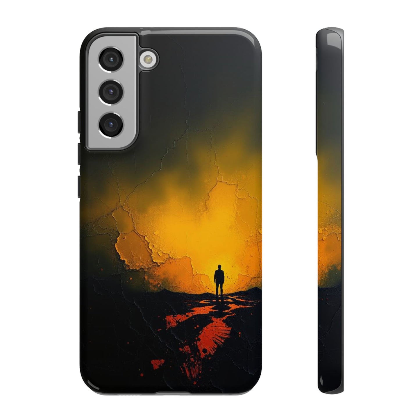 Acrylic Mysterious Figure Phone Case
