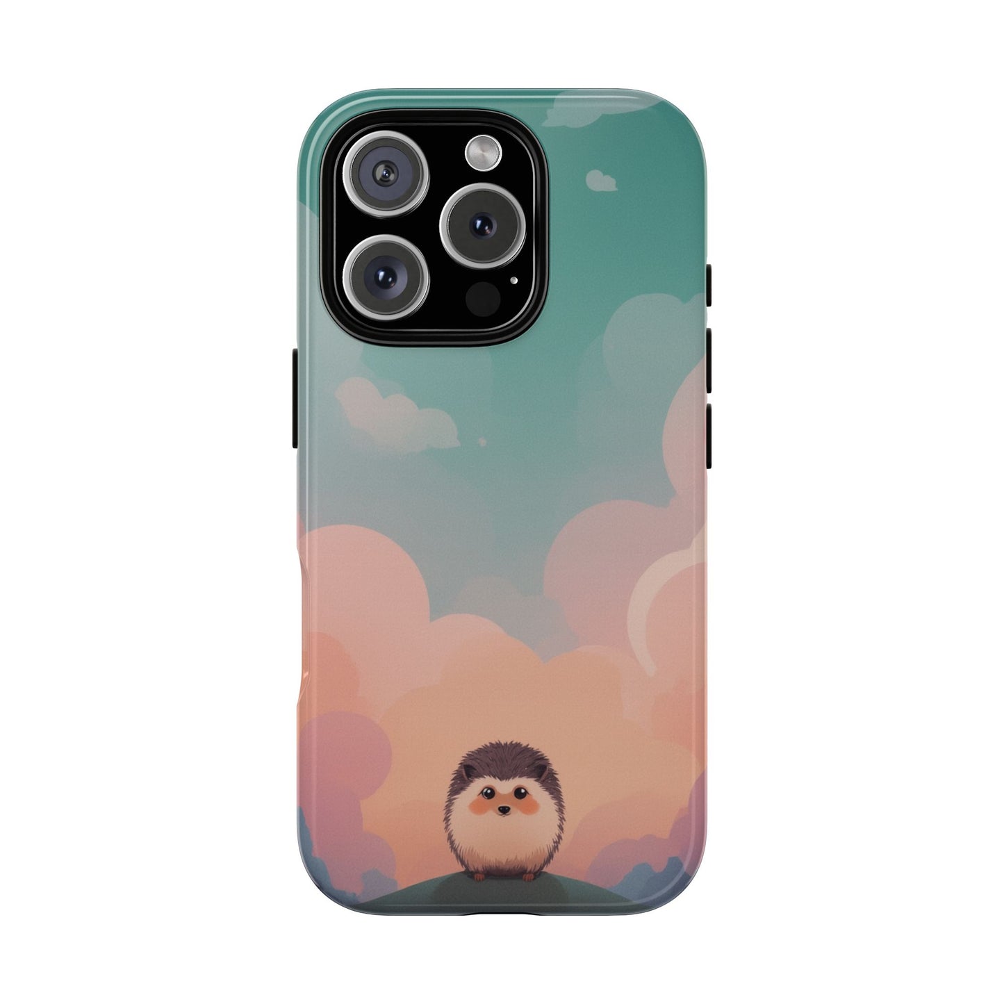 Cute Hedgehog & Cloud Design Phone Case