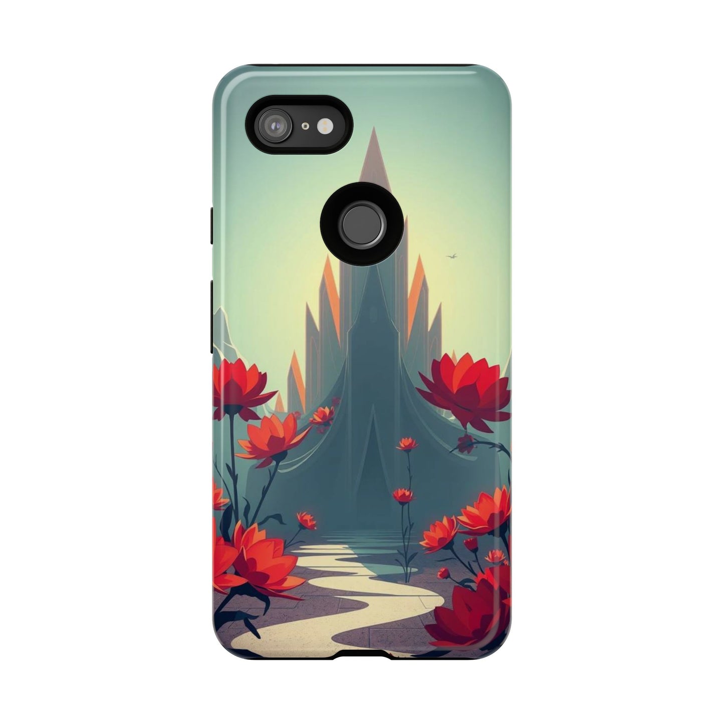 Gothic Alien Garden Design Phone Case