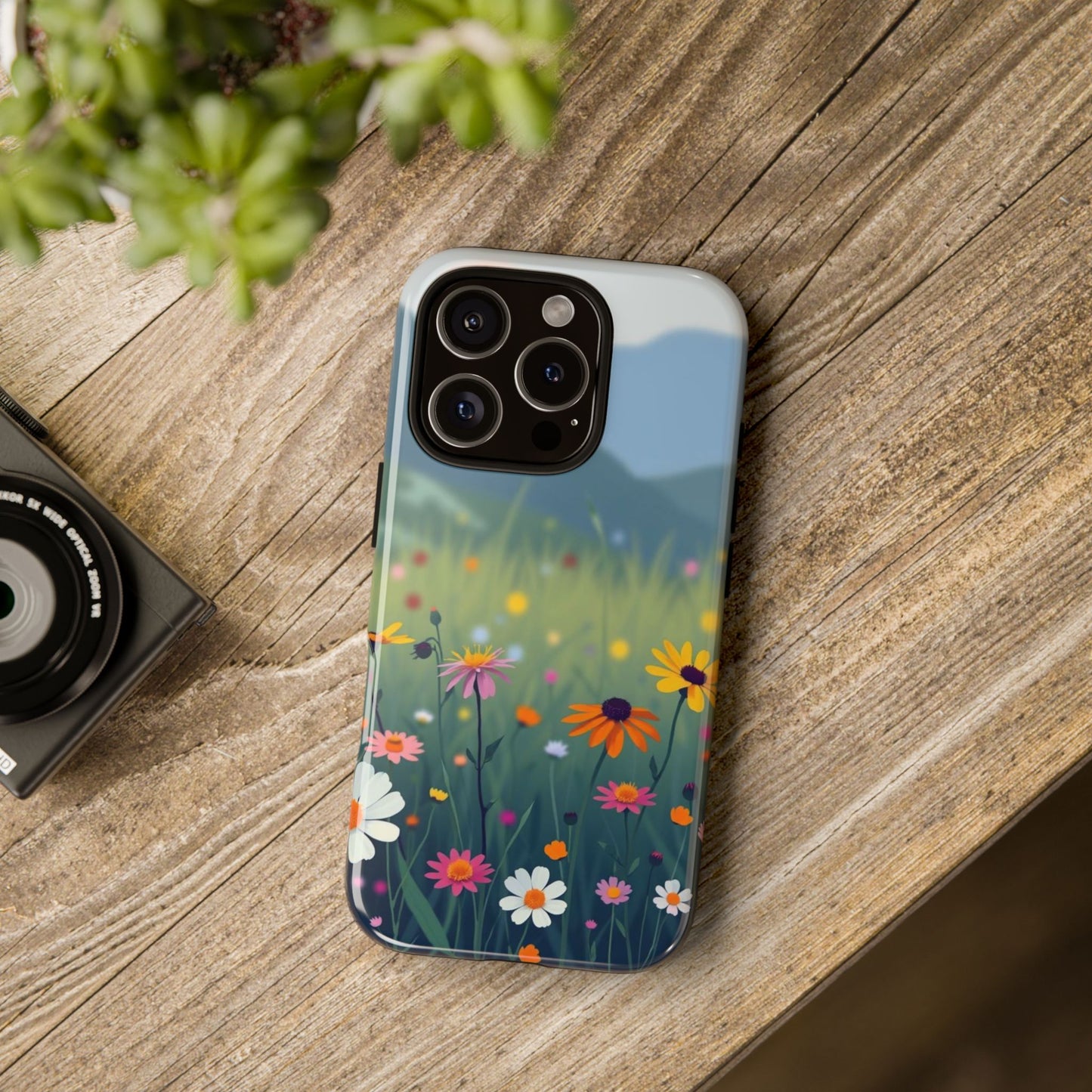 Vibrant Meadow Design Phone Case