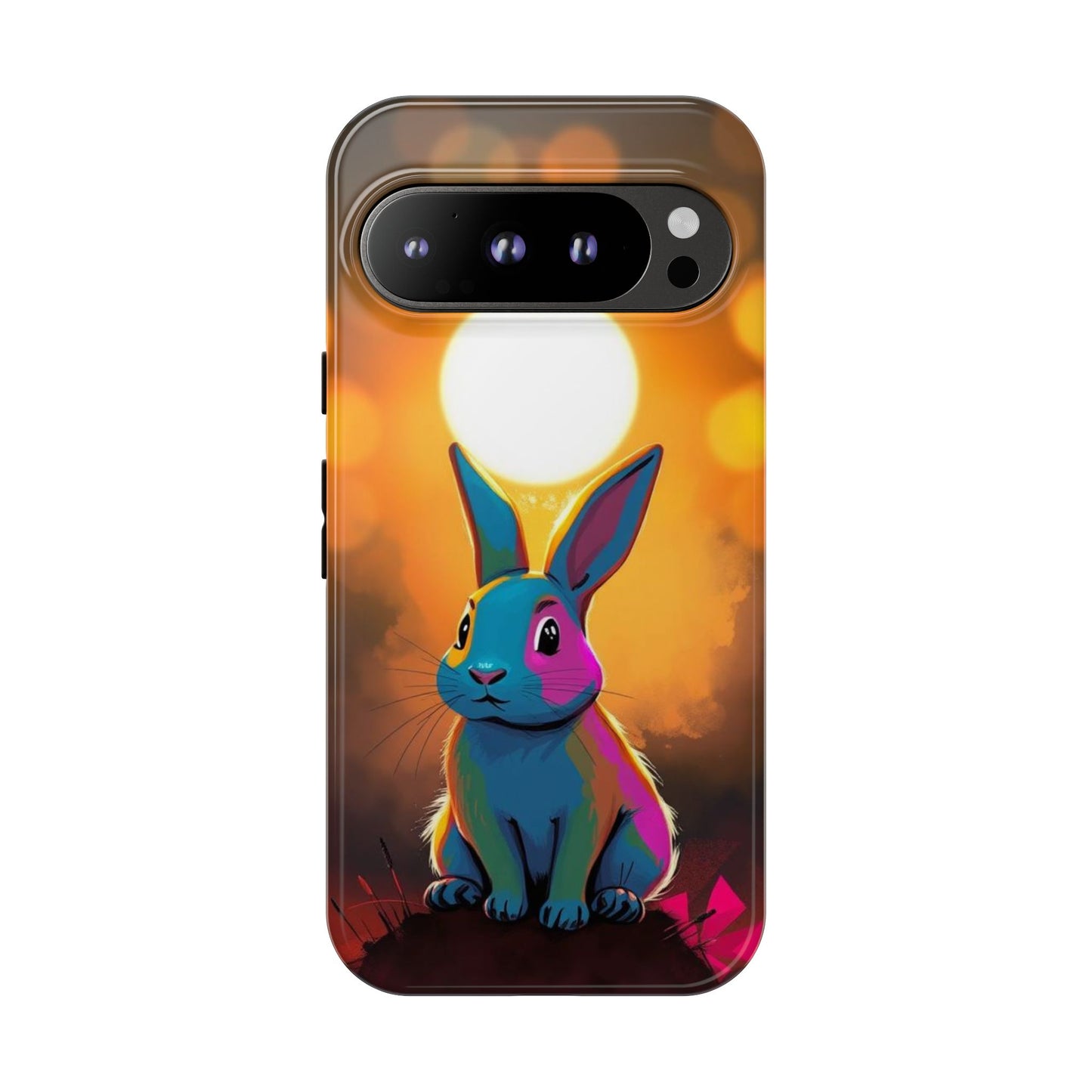 Pop Art Rabbit Design Phone Case