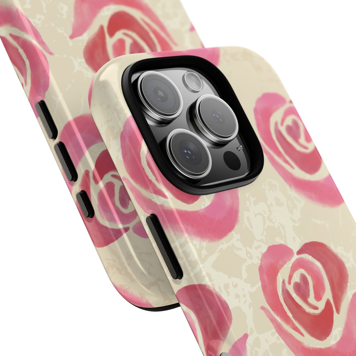 Phone Case - ’Pink Rose Pattern’ Phone Case