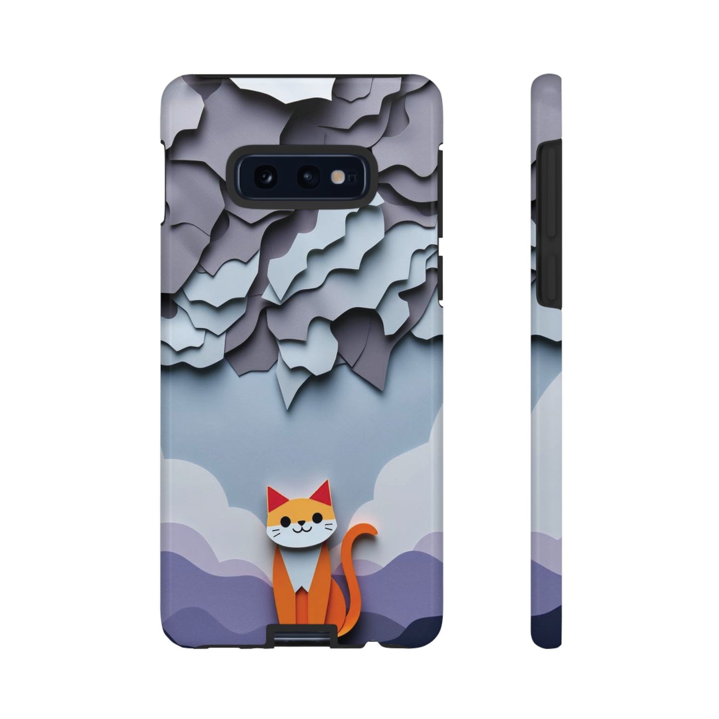 Papier-mâché Cat Design Phone Case