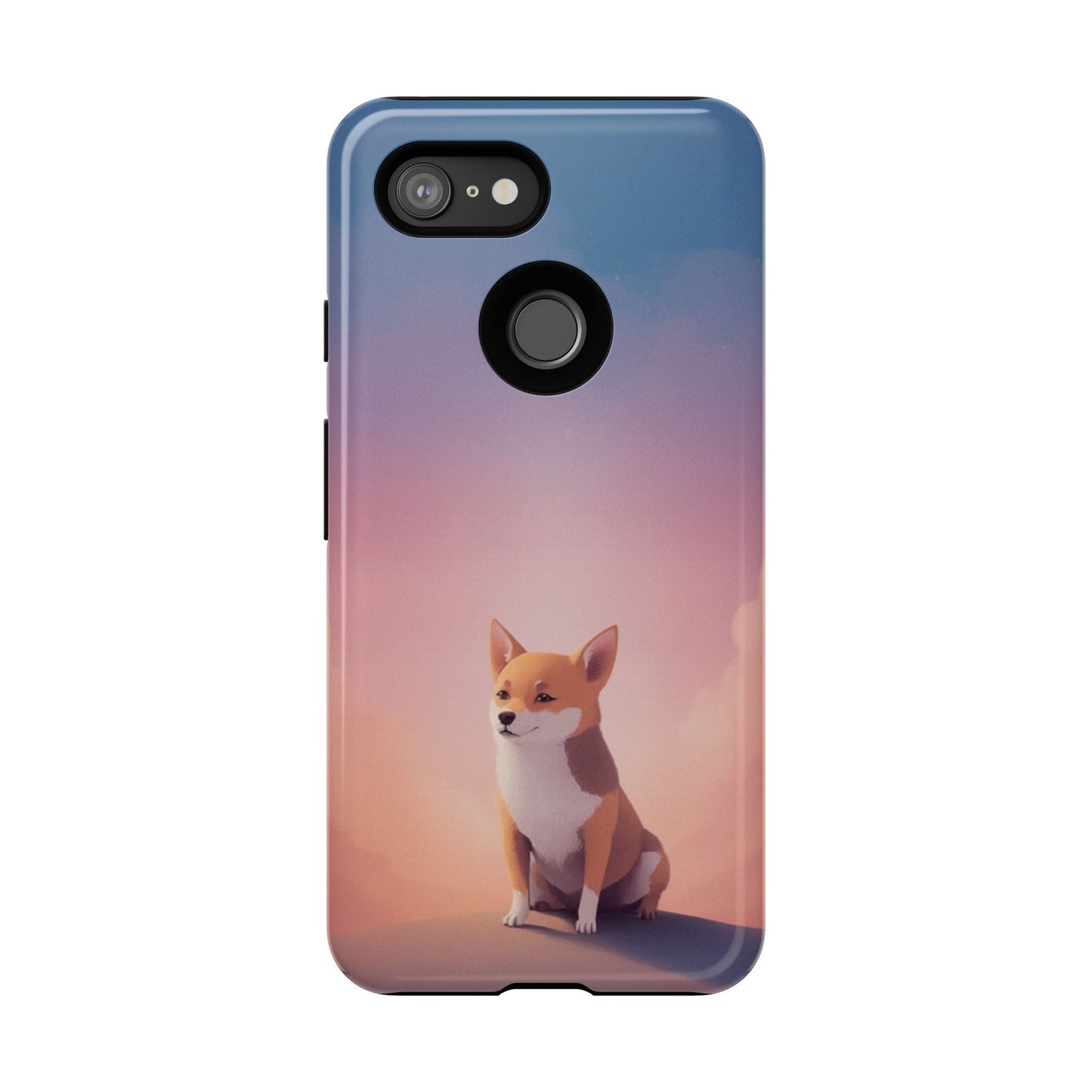 Cute Dog & Cloud Design "Good Doggo" Phone Case