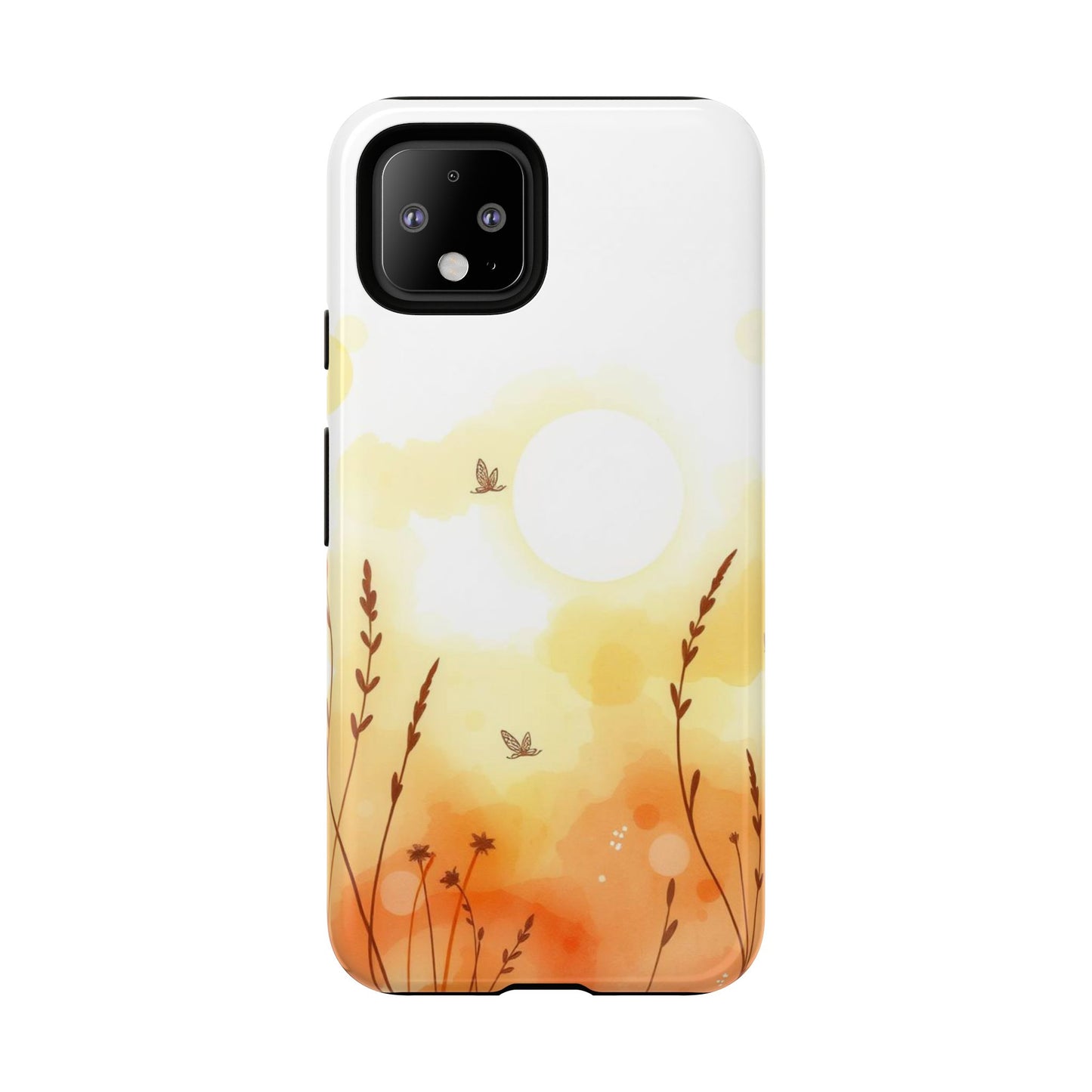 Boho Chic Watercolour Wildflower Pattern Phone Case