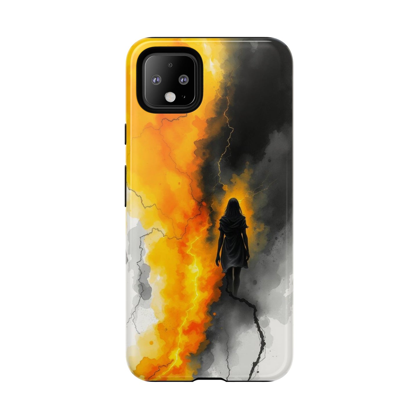 Watercolour Gothic Silhouette of a Woman Phone Case