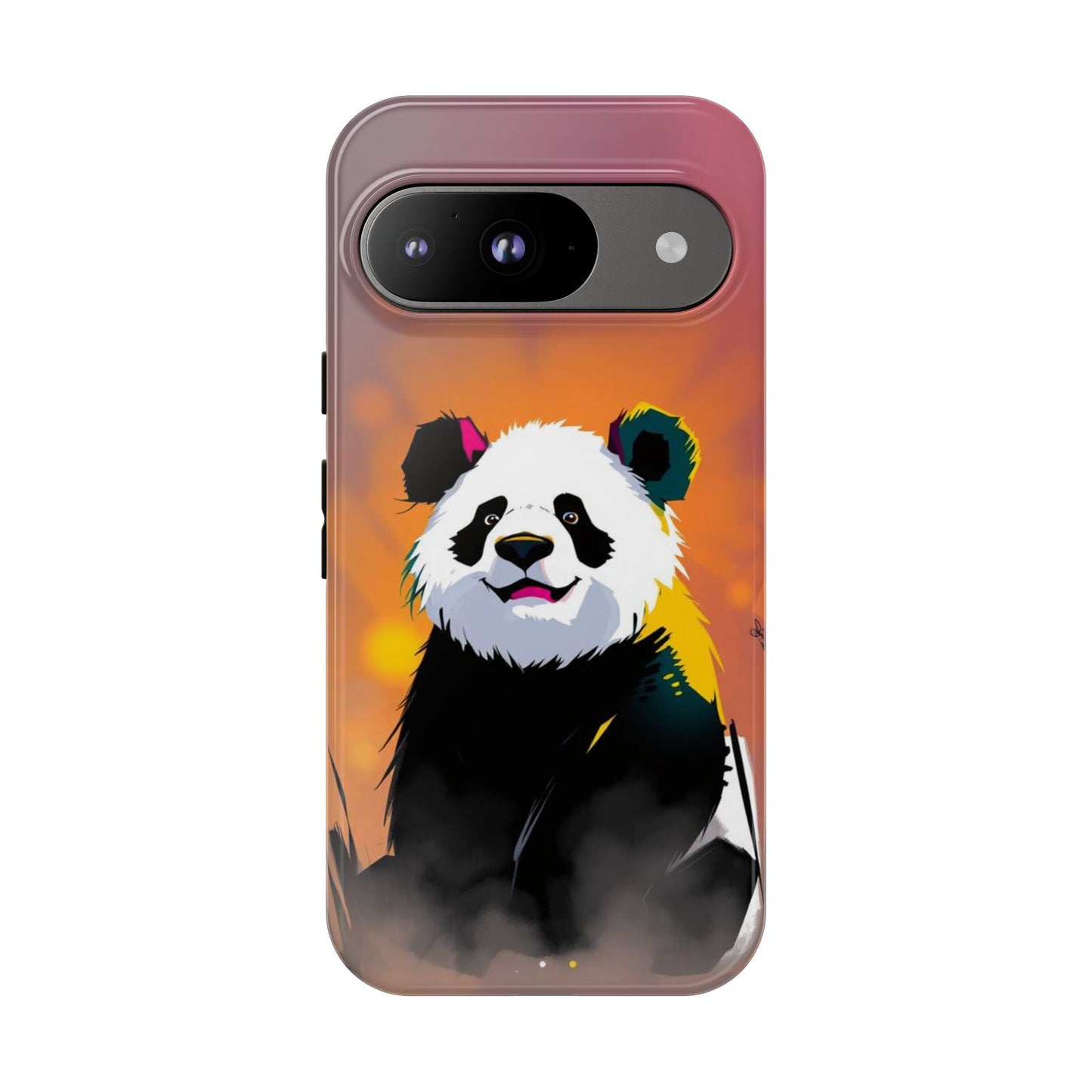 Pop Art Panda Design Phone Case