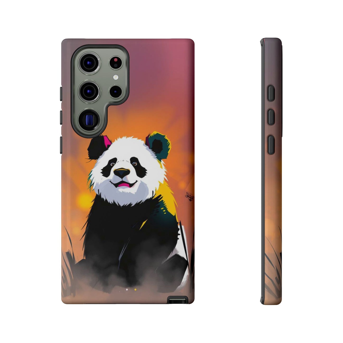 Pop Art Panda Design Phone Case
