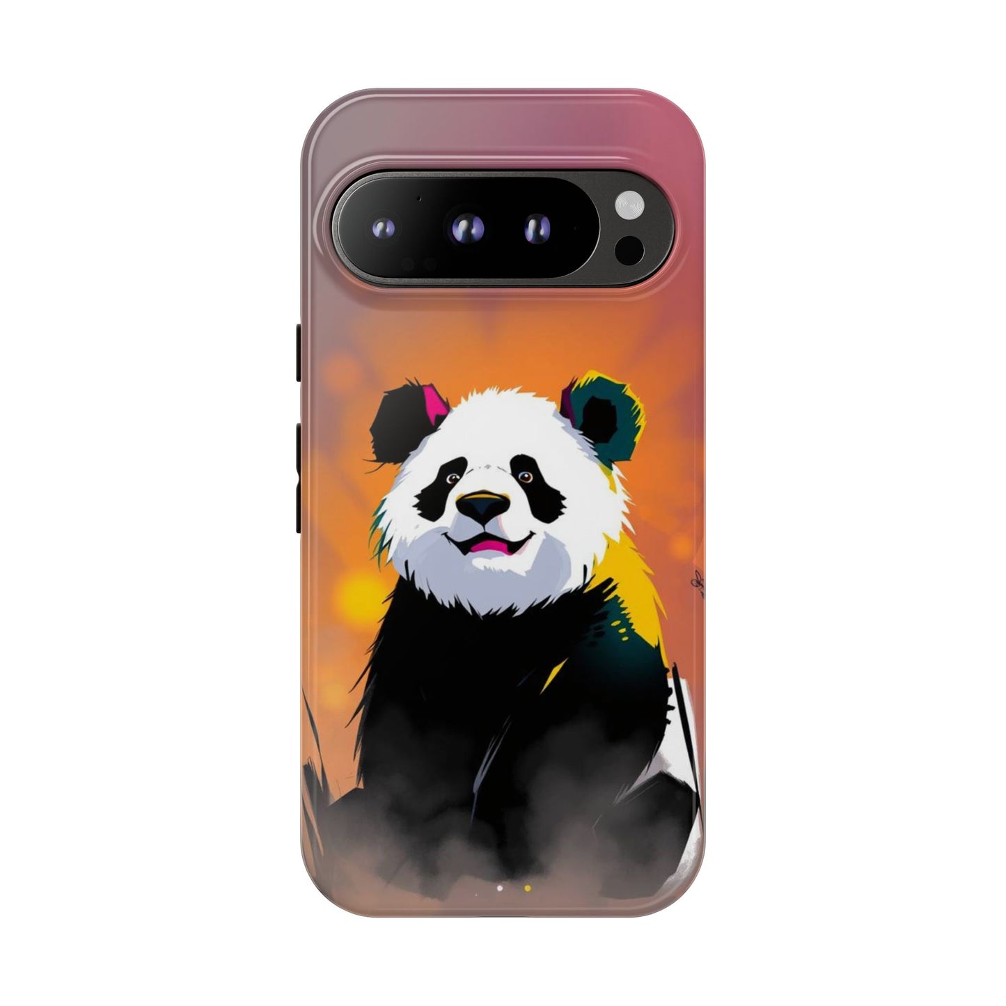 Pop Art Panda Design Phone Case