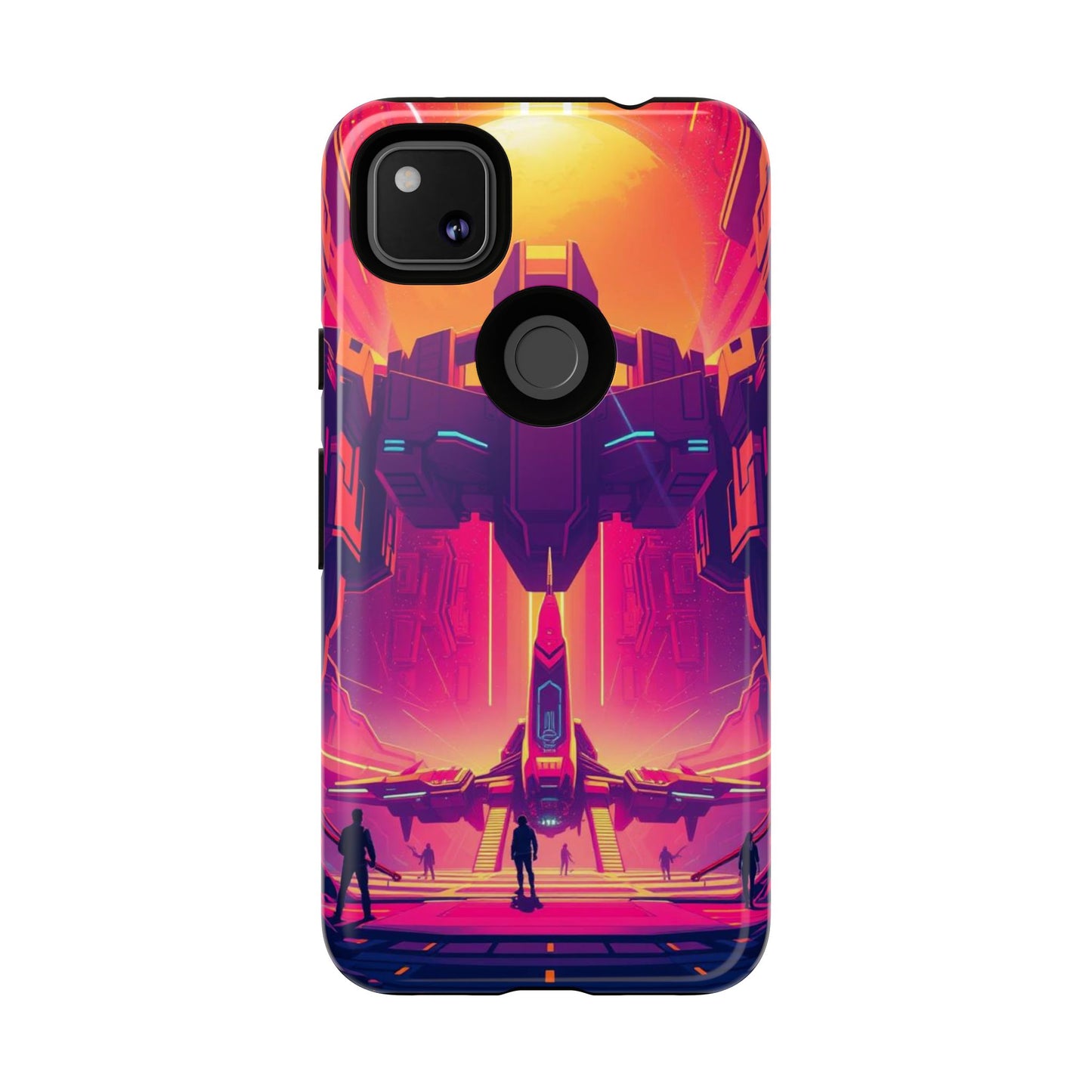 Alien Landing Pad Design Phone Case