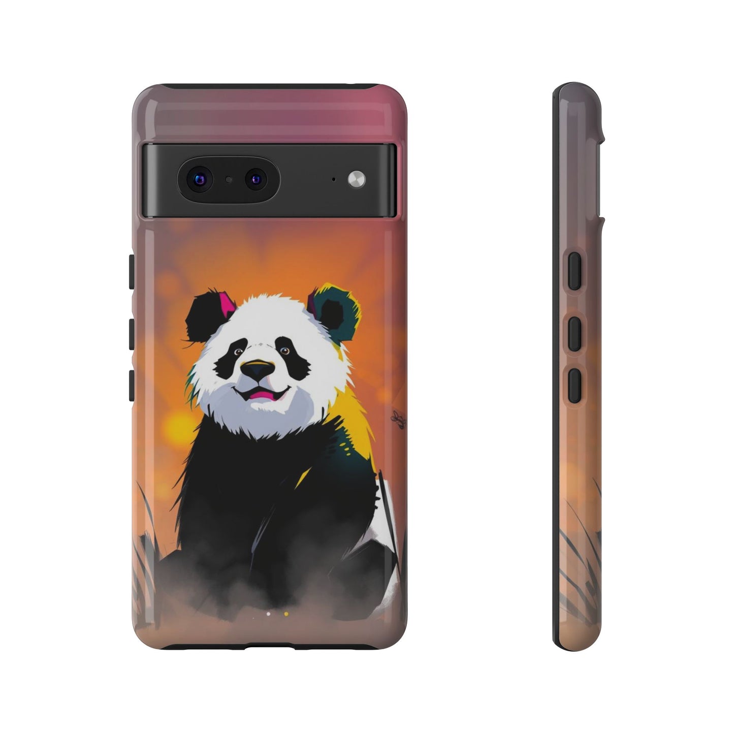 Pop Art Panda Design Phone Case