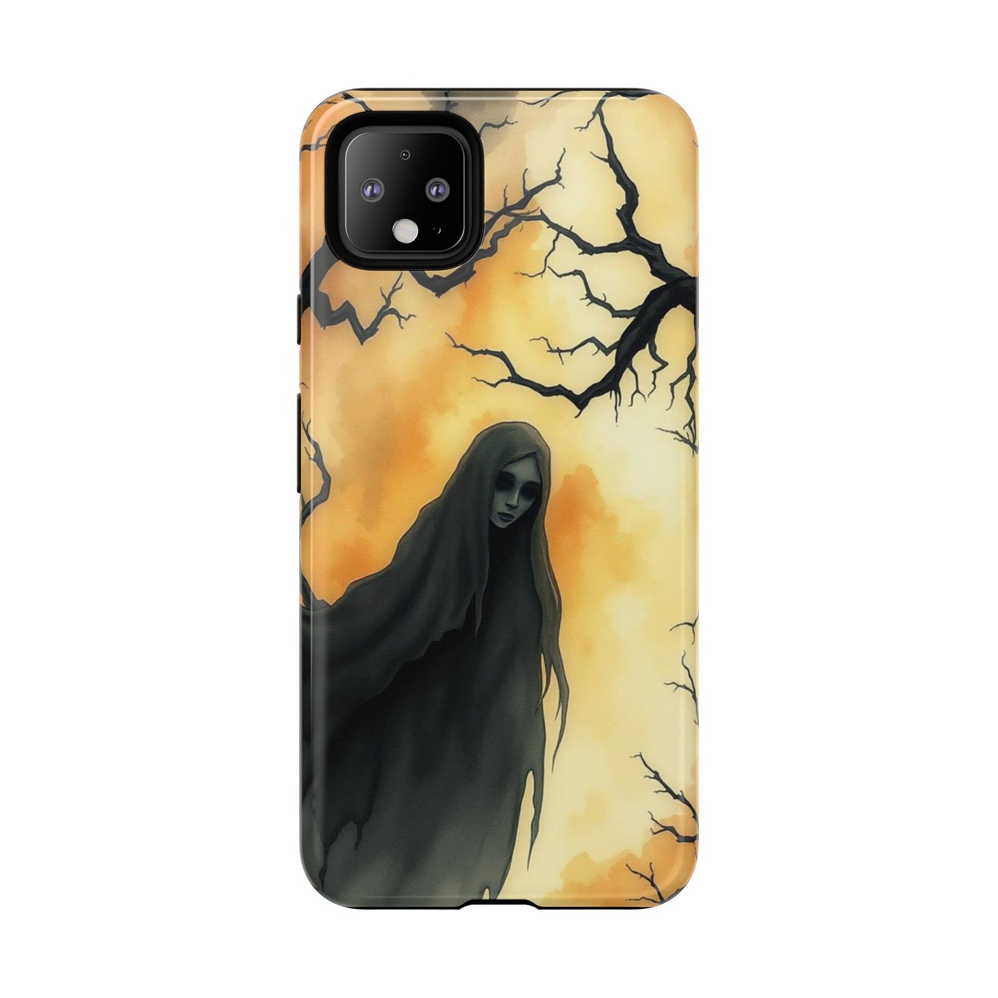 Watercolour Gothic Deathly Woman Phone Case