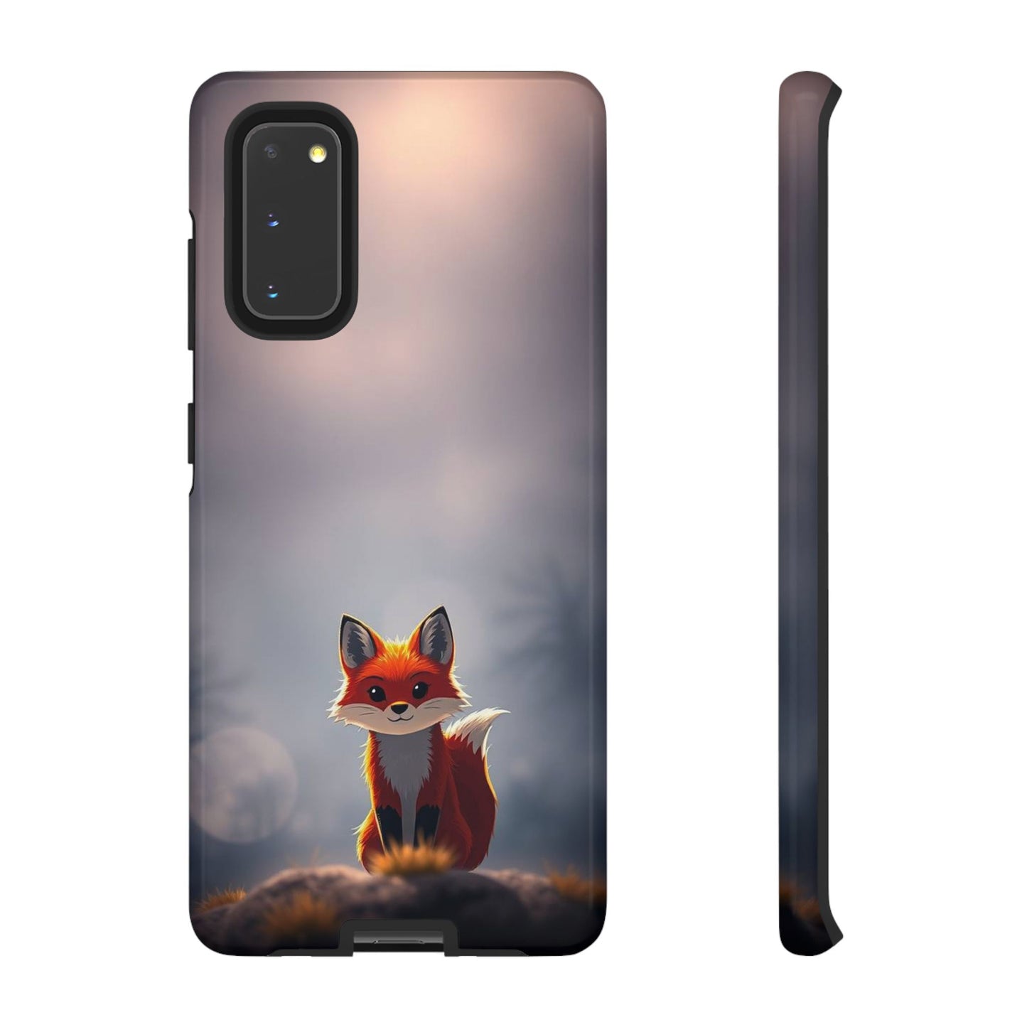 Cute Gothic Fox Design Phone Case