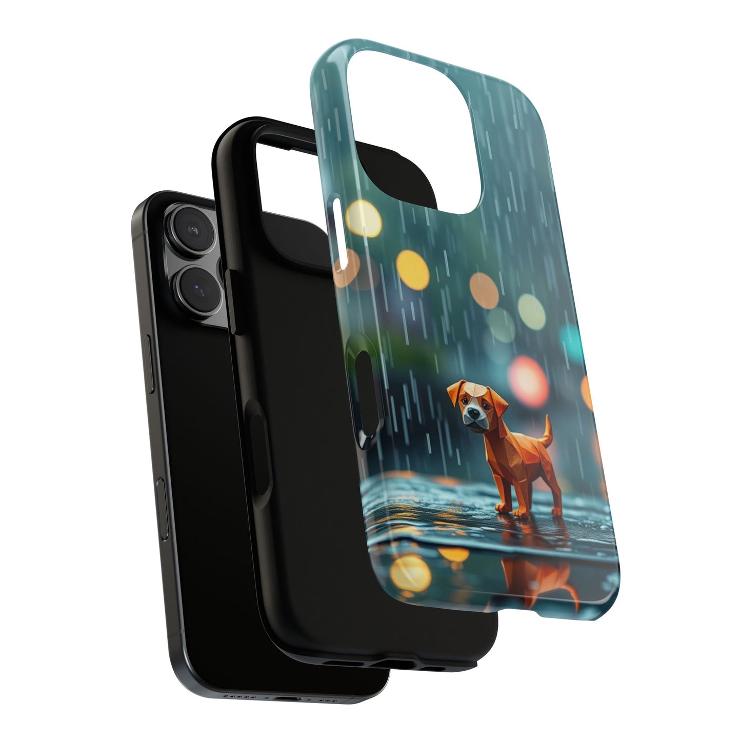 Origami 'Soggy Dog' Design Phone Case