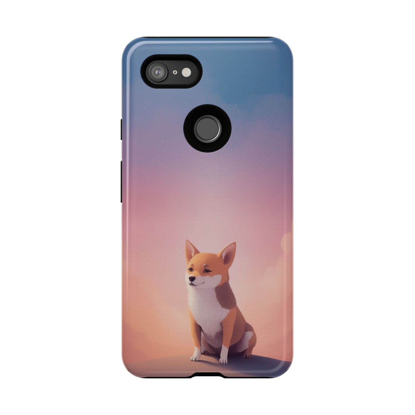 Cute Dog & Cloud Design "Good Doggo" Phone Case